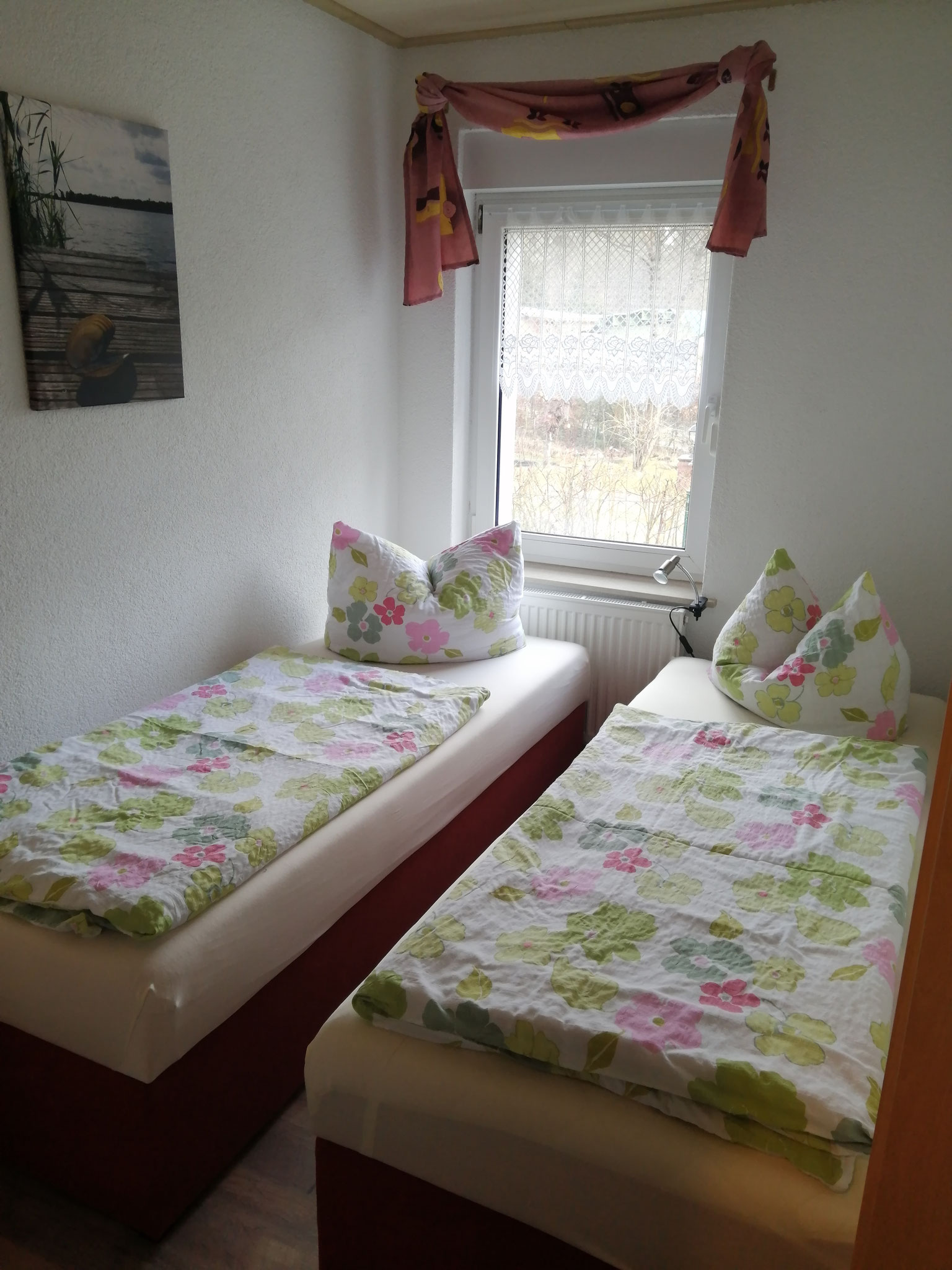 2. Schlafzimmer mit Einzelbetten (auch als Doppelbett nutzbar)