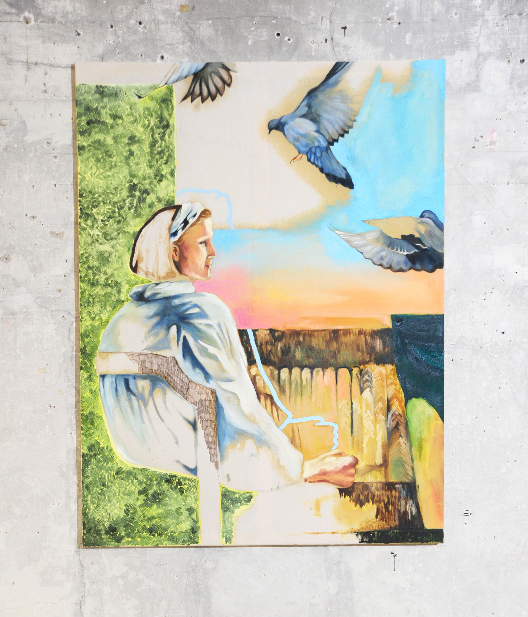 Nemesis sisters, 2025, Öl auf Leinwand, 165 x 125 cm
