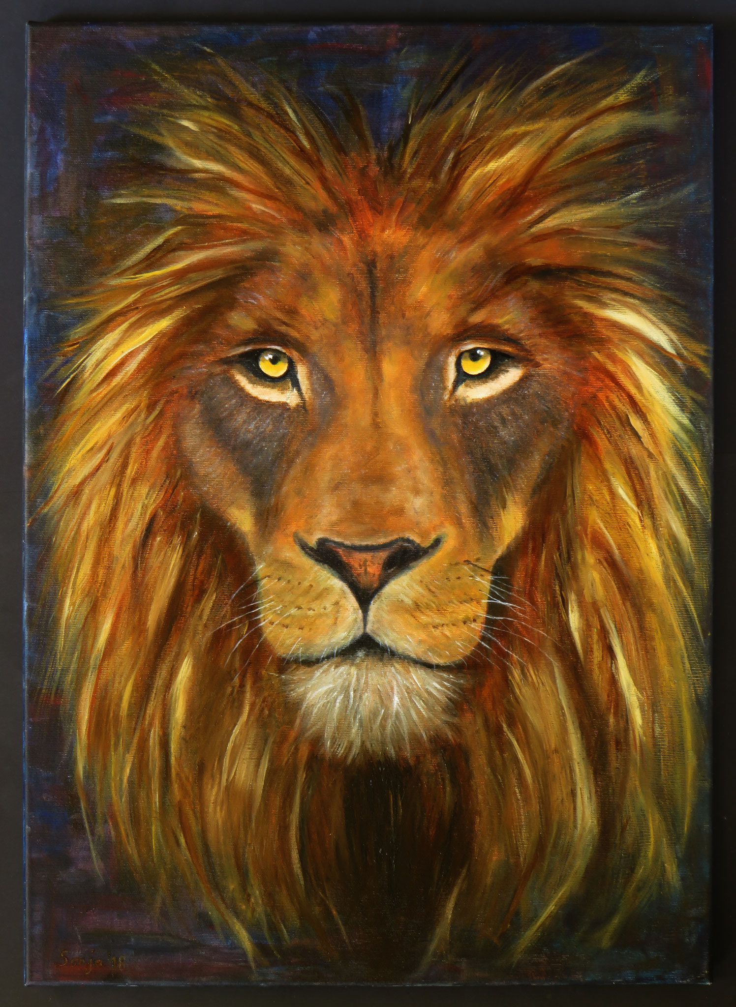 "Leo", Öl auf Leinwand, 50 x 70 cm
