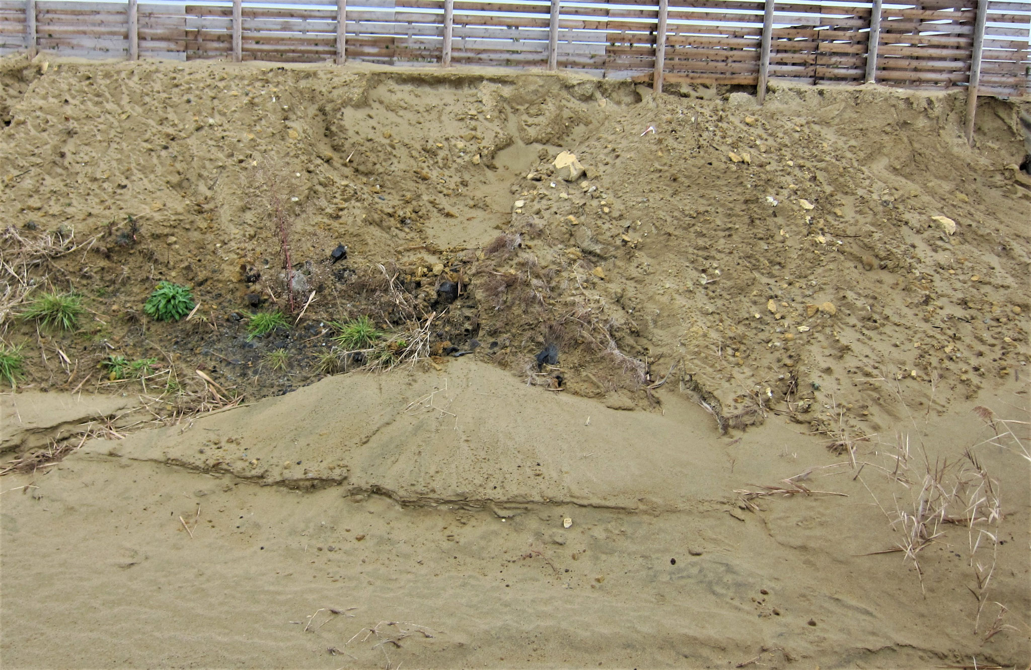 豪雨で崩れた土砂を自分で直せば材料費のみ トーヨー産業 株 暗渠管 暗渠排水全般 法面資材等