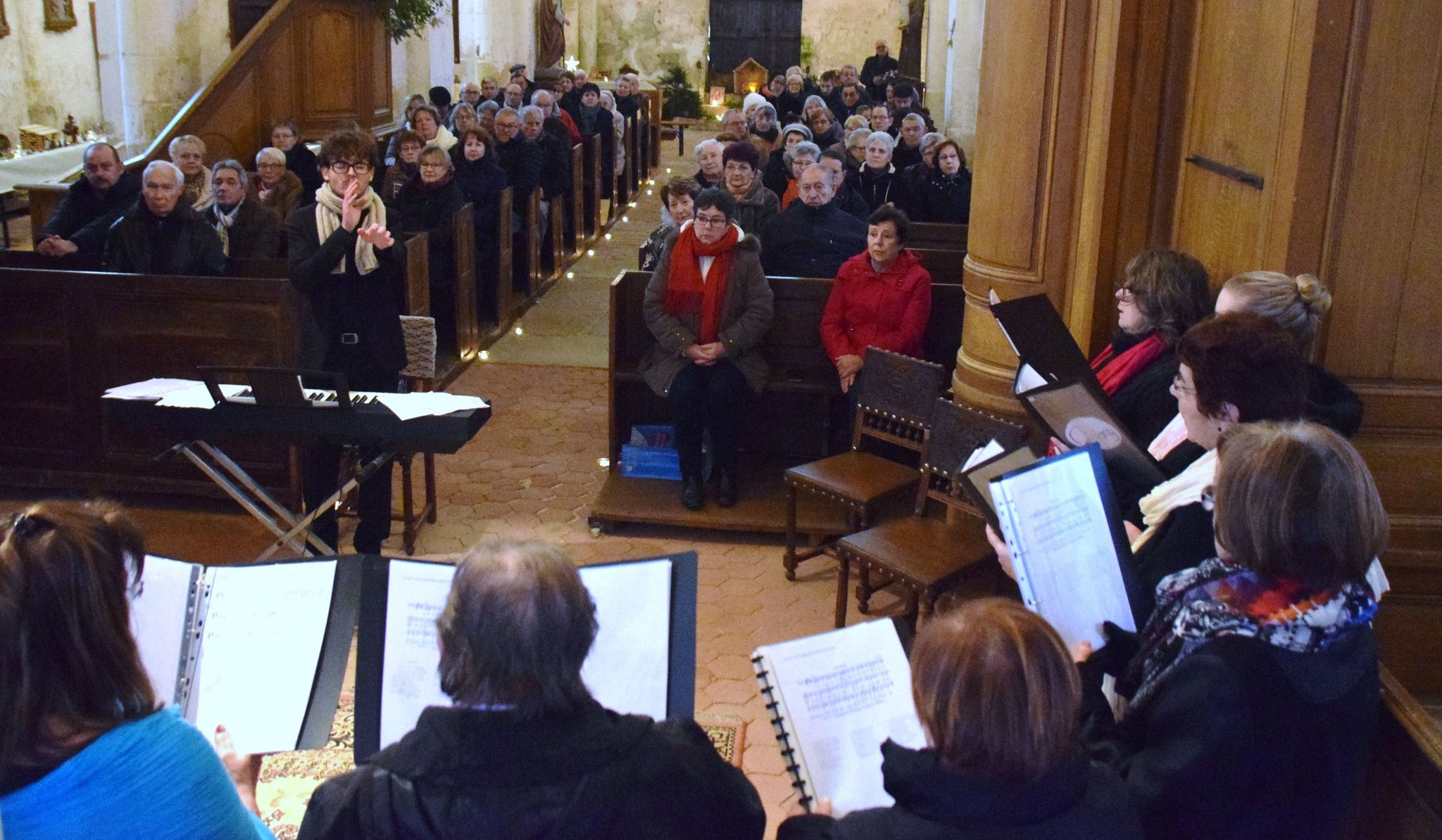 Le public est venu nombreux en l'église Saint-Martin.