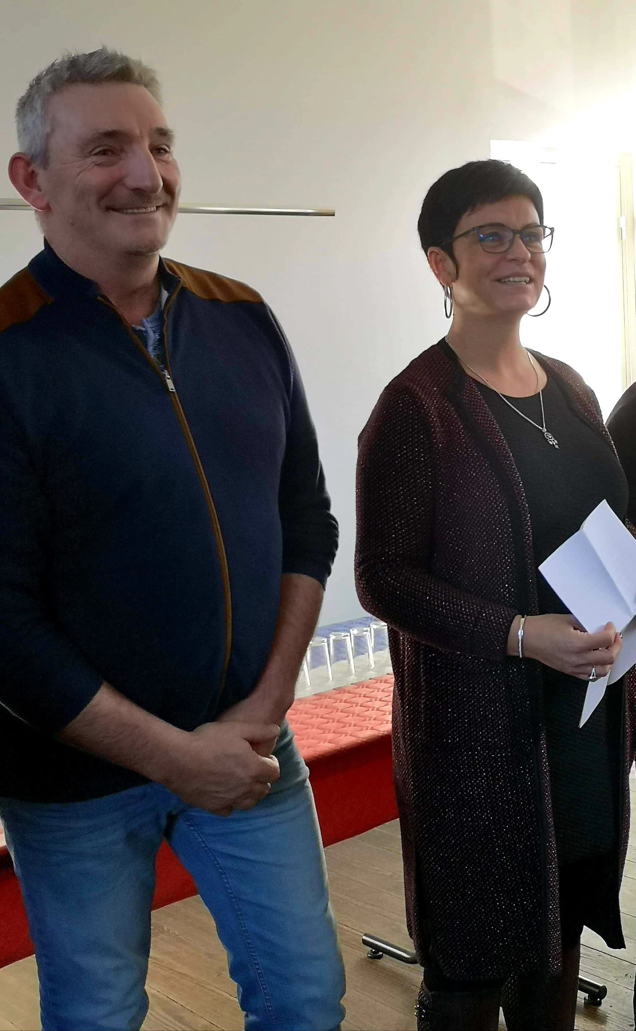 De gauche à droite : Jean-Michel Zatwarnicki, premier adjoint, et Gaëlle Vaudé.
