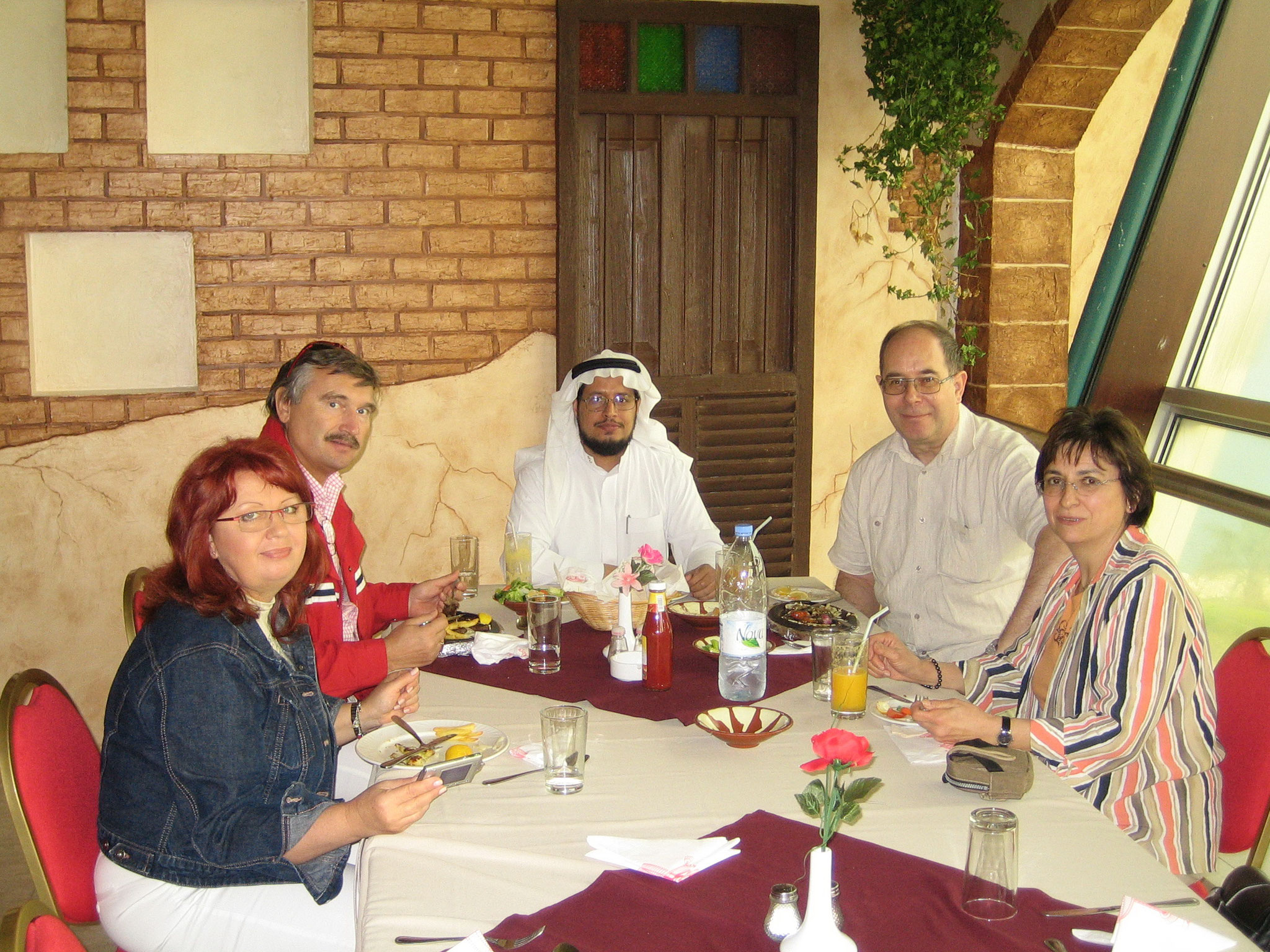 Meeting Naser al-Harbi on Saudi border 2006