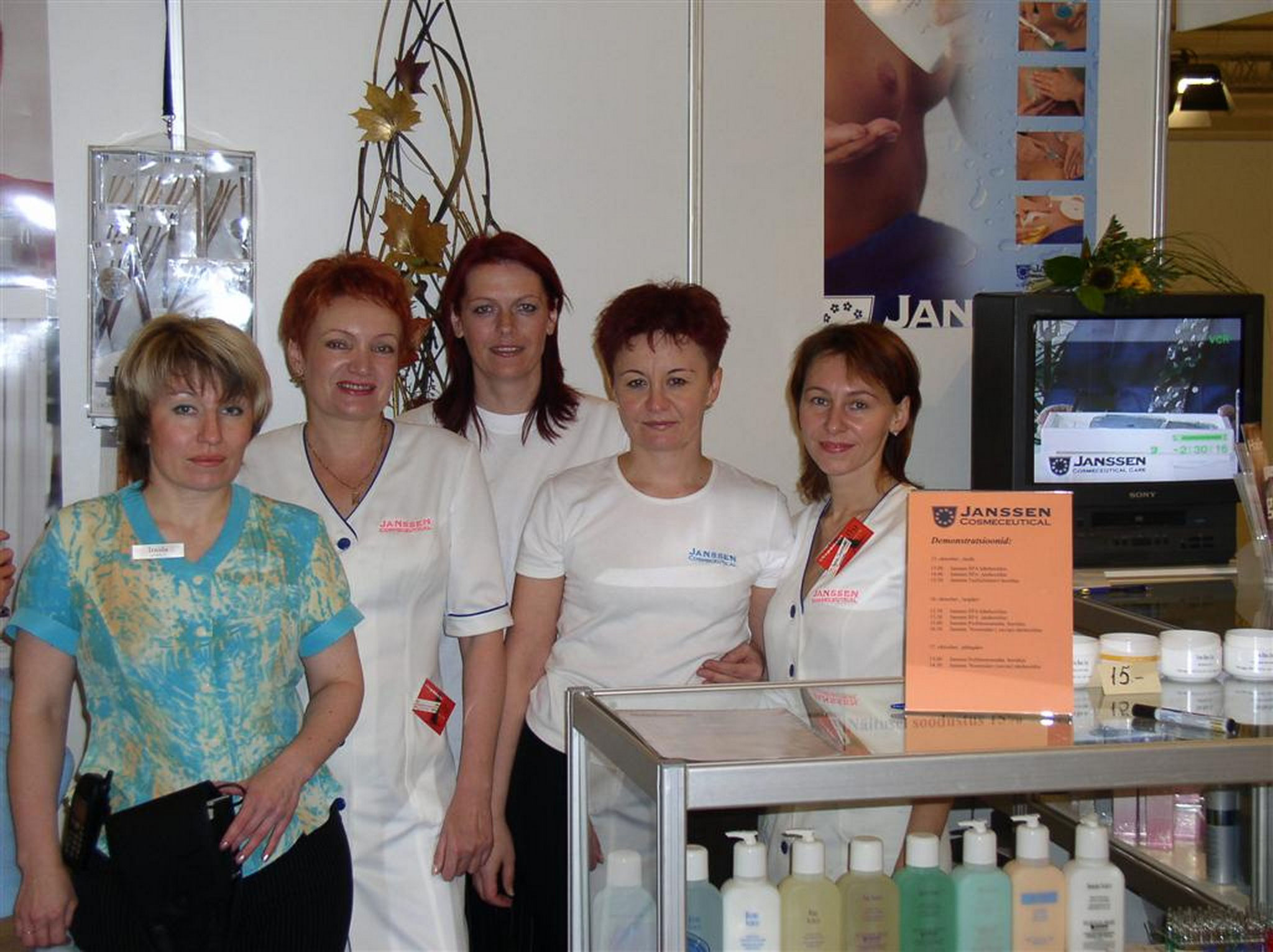 Inna at Beauty Show in Tallinn 2004