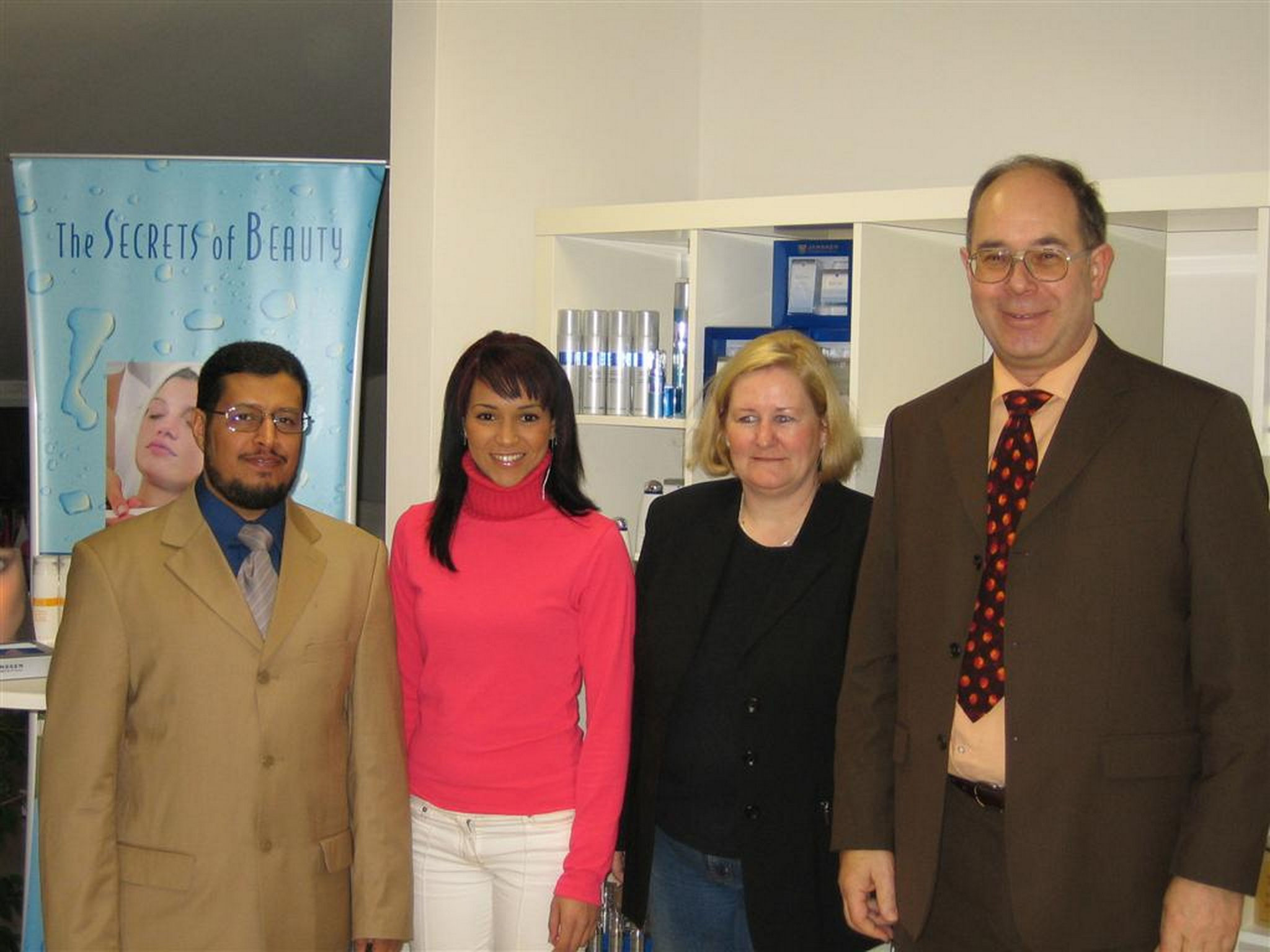 Naser al-Harbi in Aachen with Bouchra and mrs. Murmann