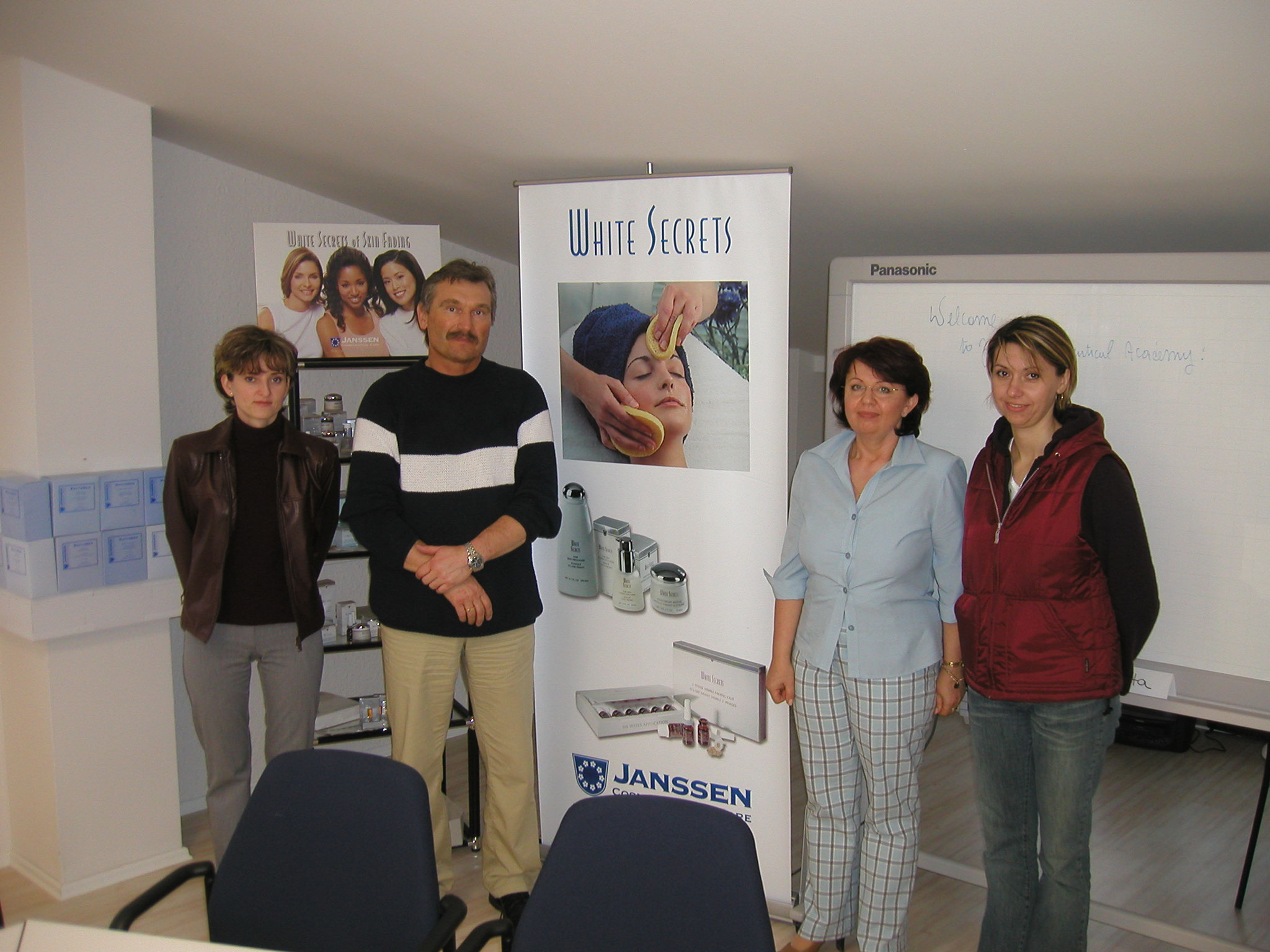 Bohumila Christophova and Emil Christoph with team in Aachen 