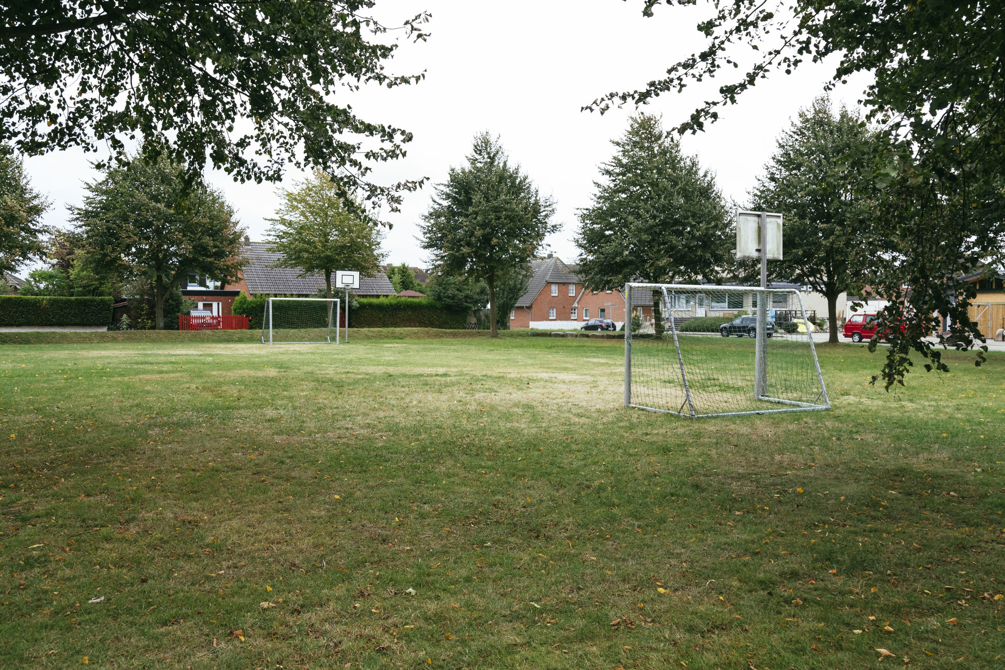 Bolzplatz im Park von Maasholm-Bad