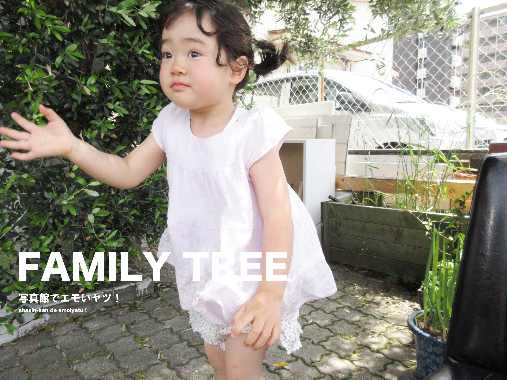 七五三終わった後の開放感！外の撮影スペースで走り回る女の子をコンデジで撮影
