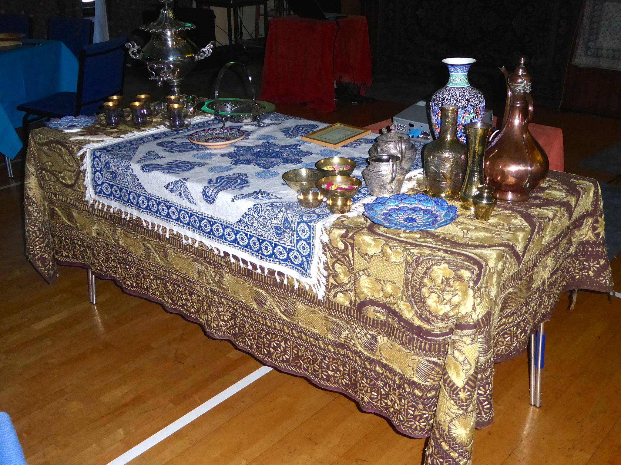 Some of the Middle-Eastern artefacts on display