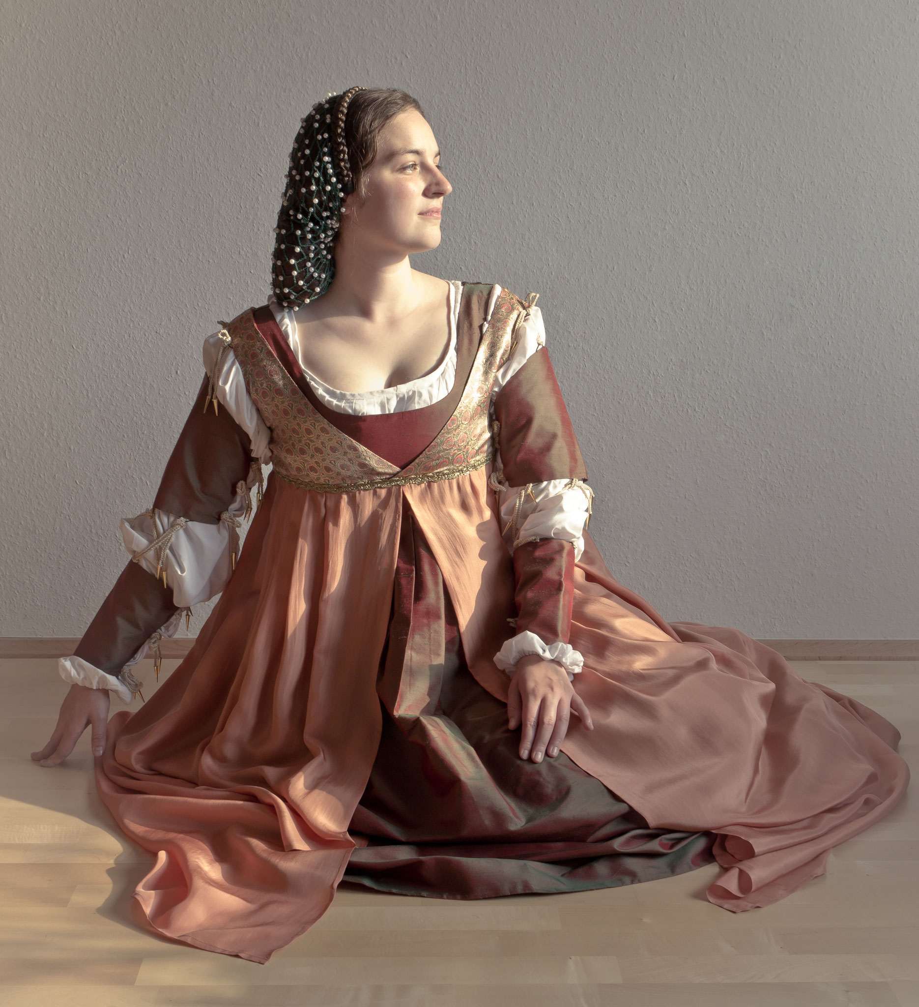Renaissancekleid (Italienisch) um 1500