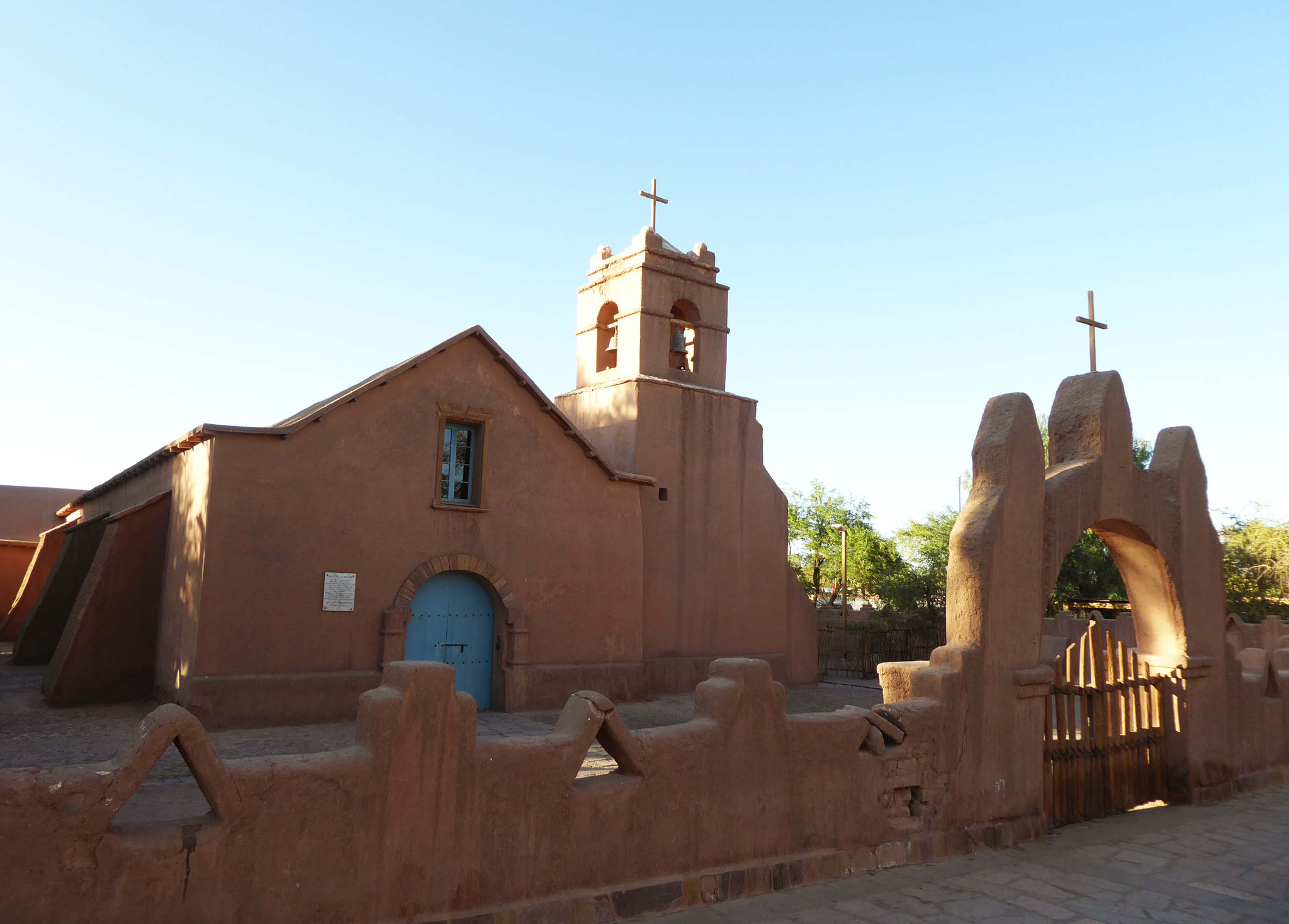 Eglise du village-oasis de San Pedro de Atacama