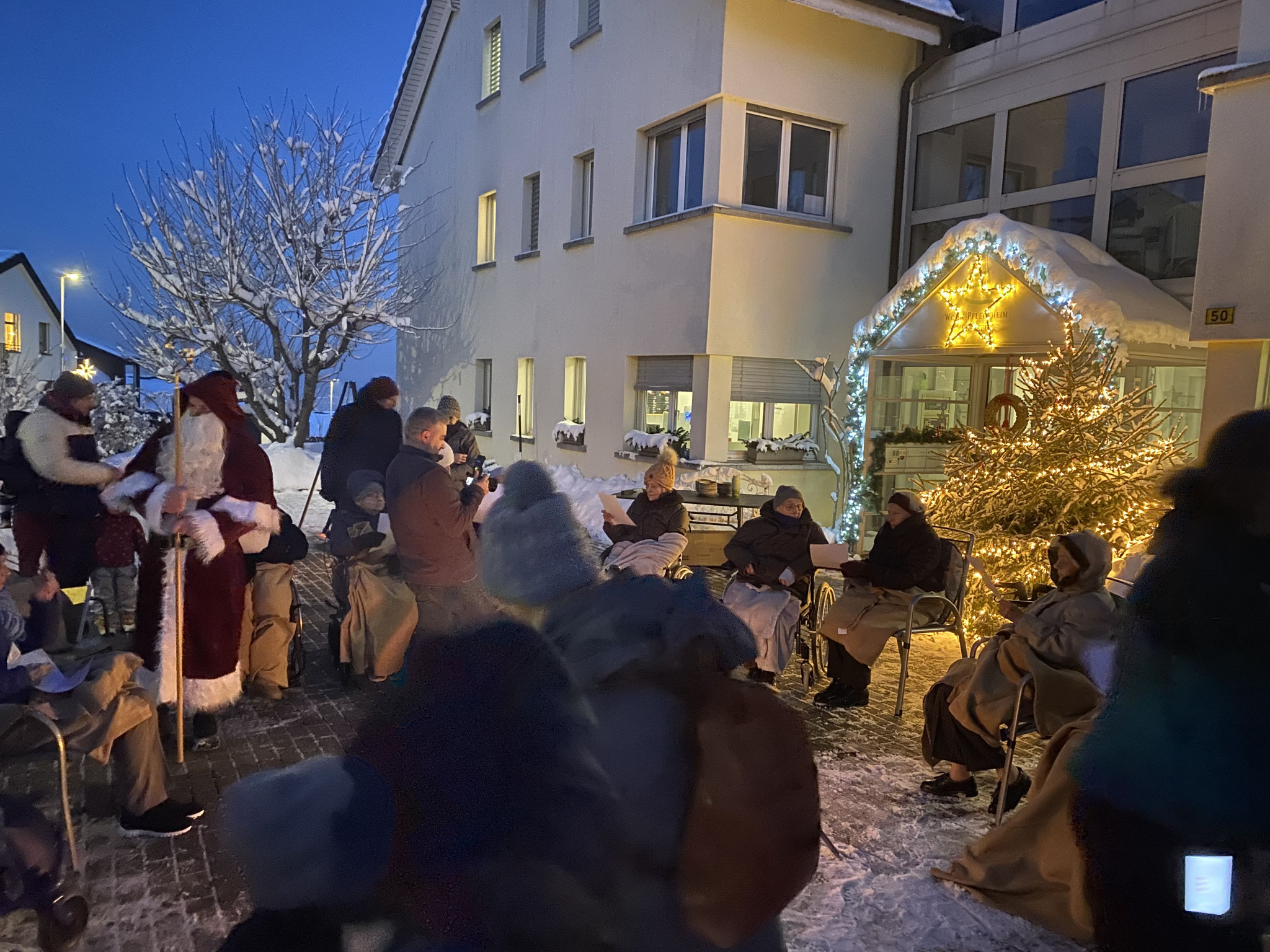 Adventszeit mit Besuch des Samichlaus