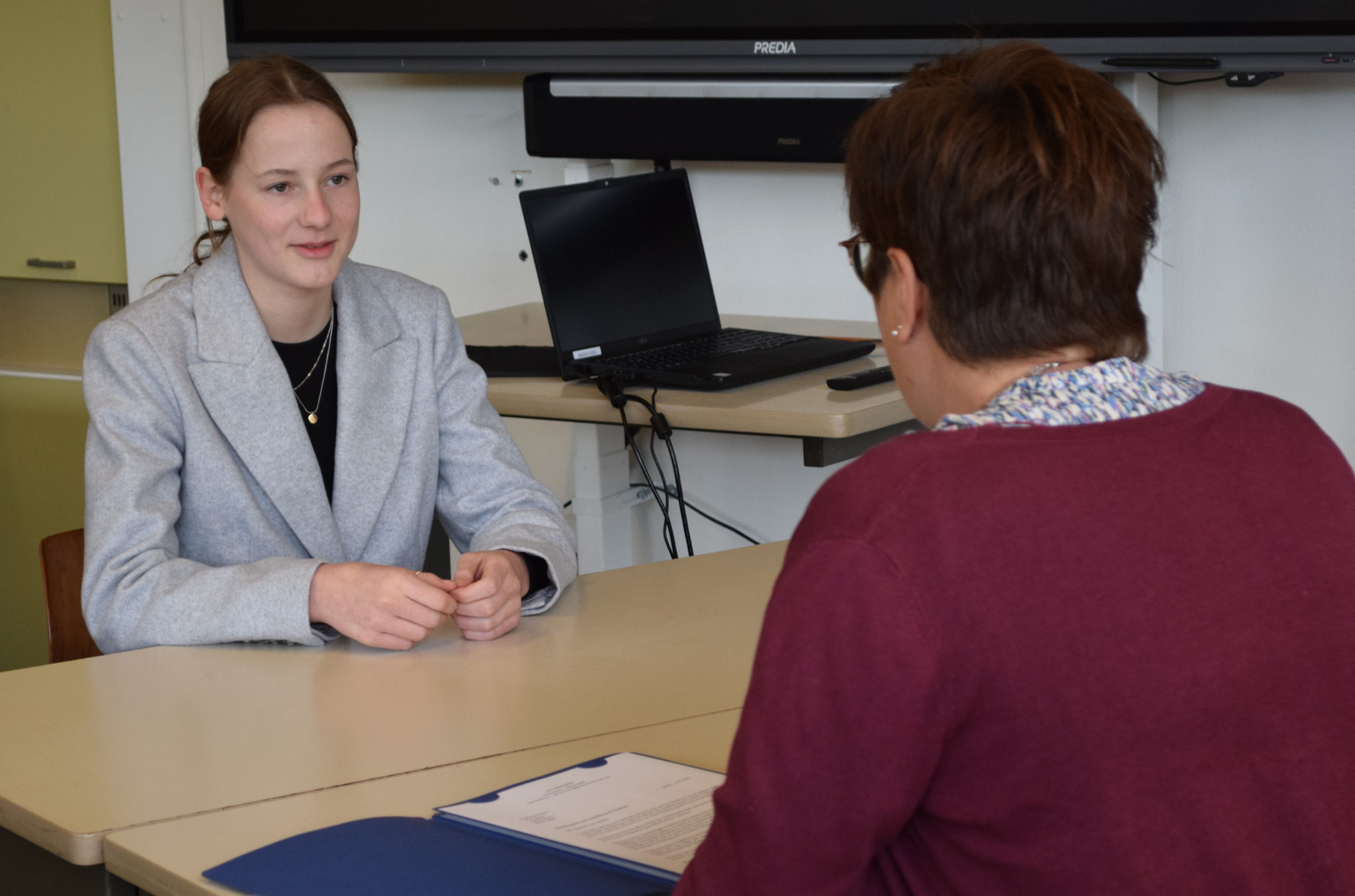 "Bewerbungsgespräch" mit Frau Kursch