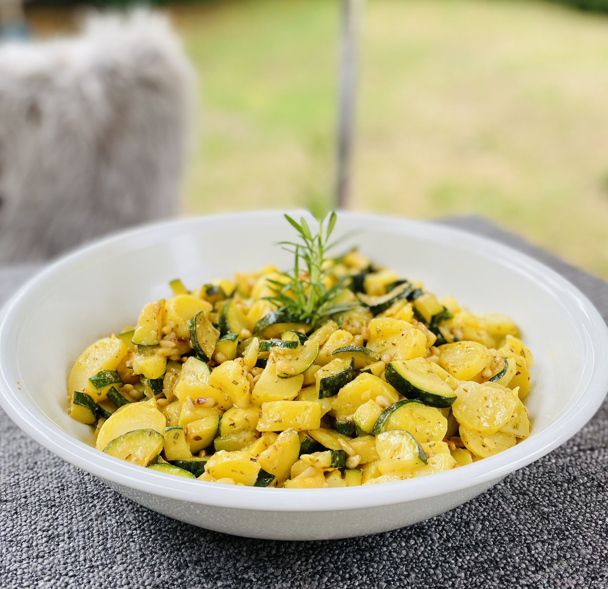 Zucchini-Kartoffelsalat