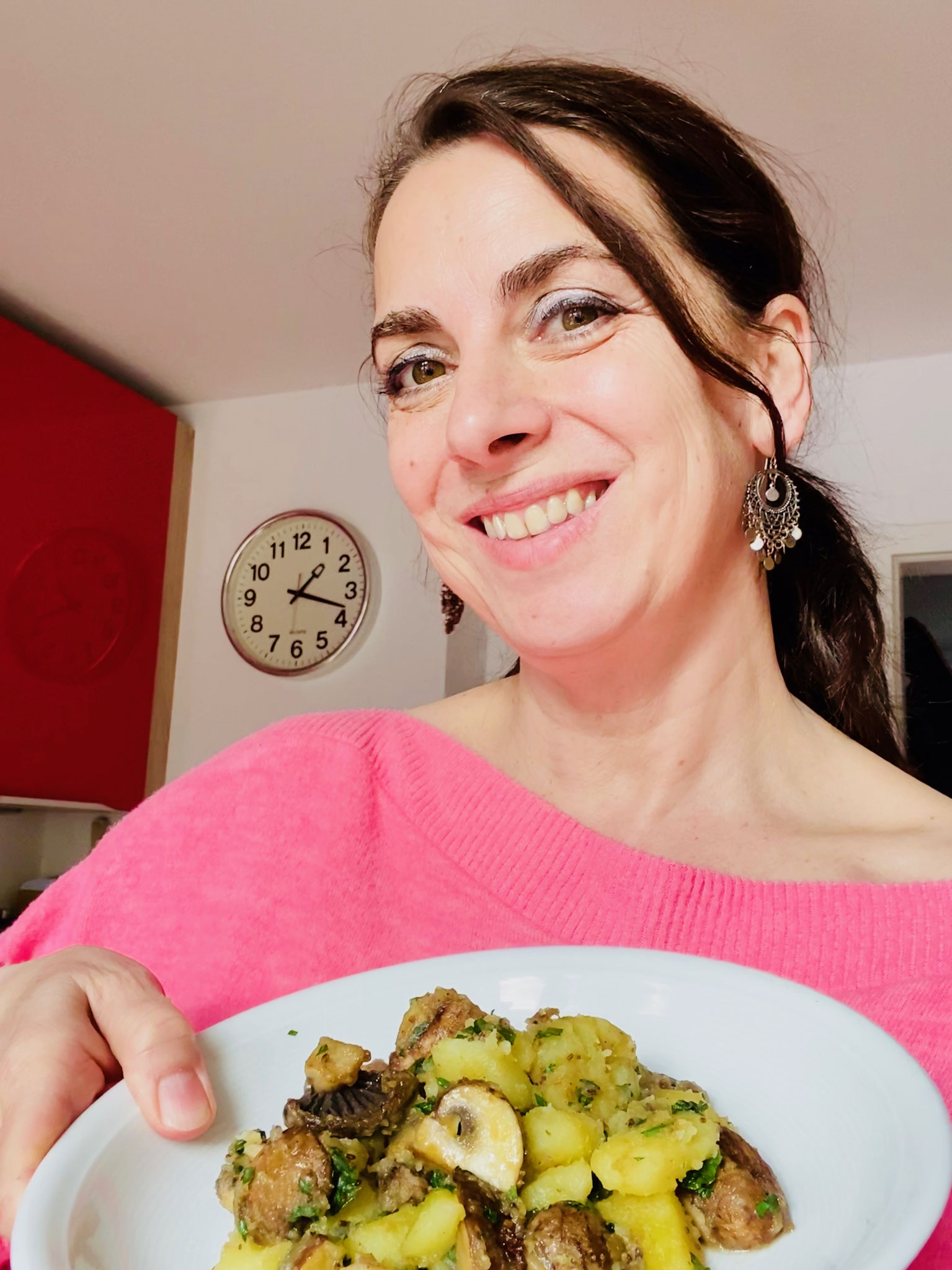 Pilzgulasch mit Kümmel und Petersilie