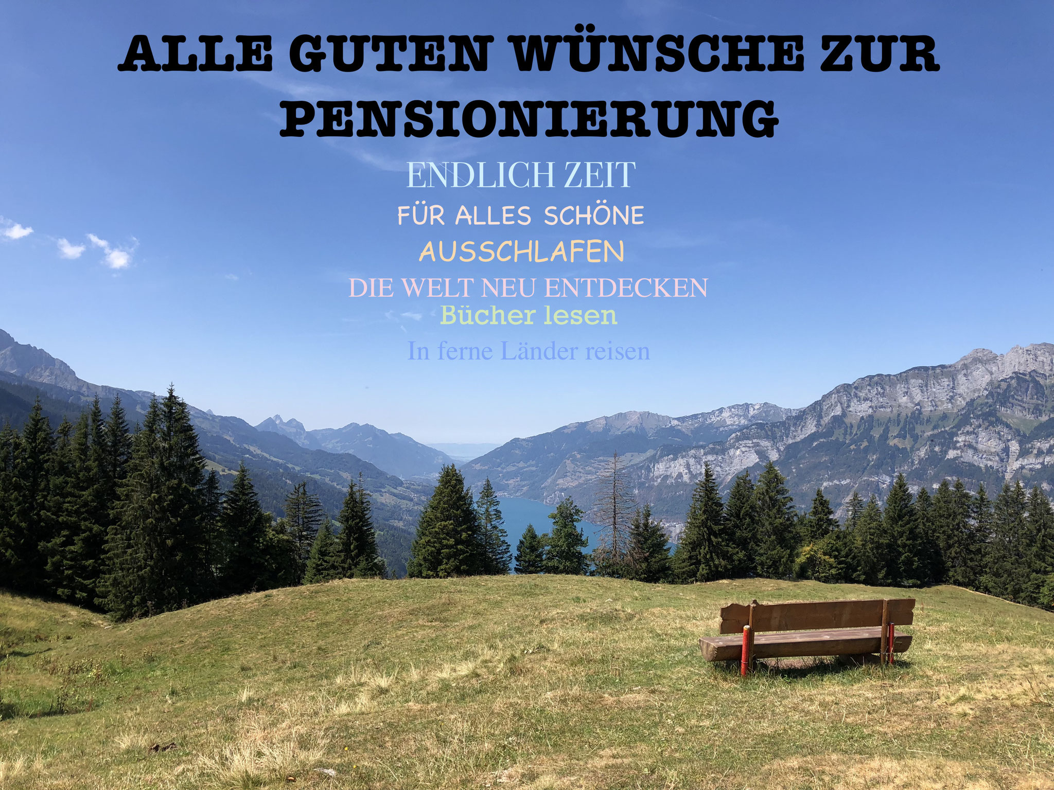 Zur Pensionierung silviajohnkarten