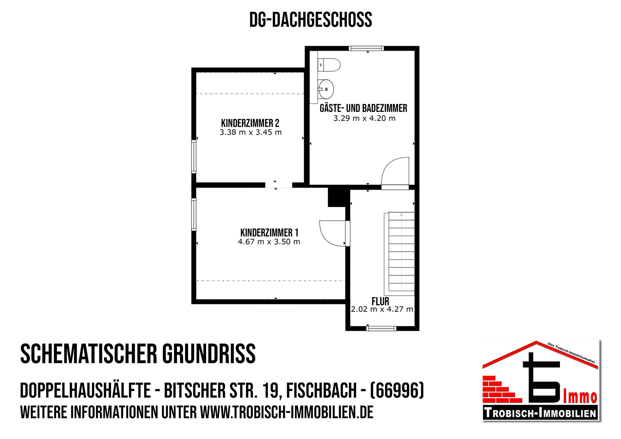 Schematischer Grundriss DG