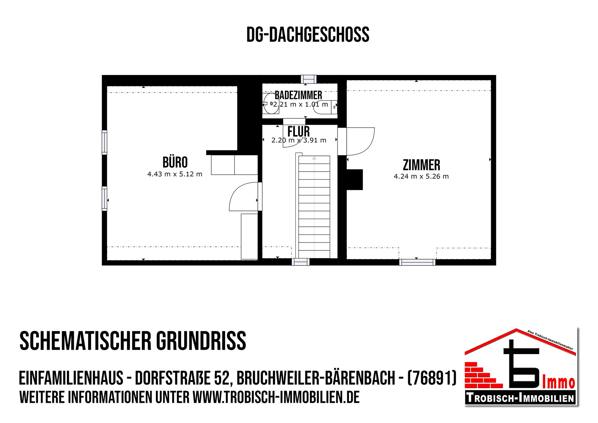 Schematischer Grundriss - DG