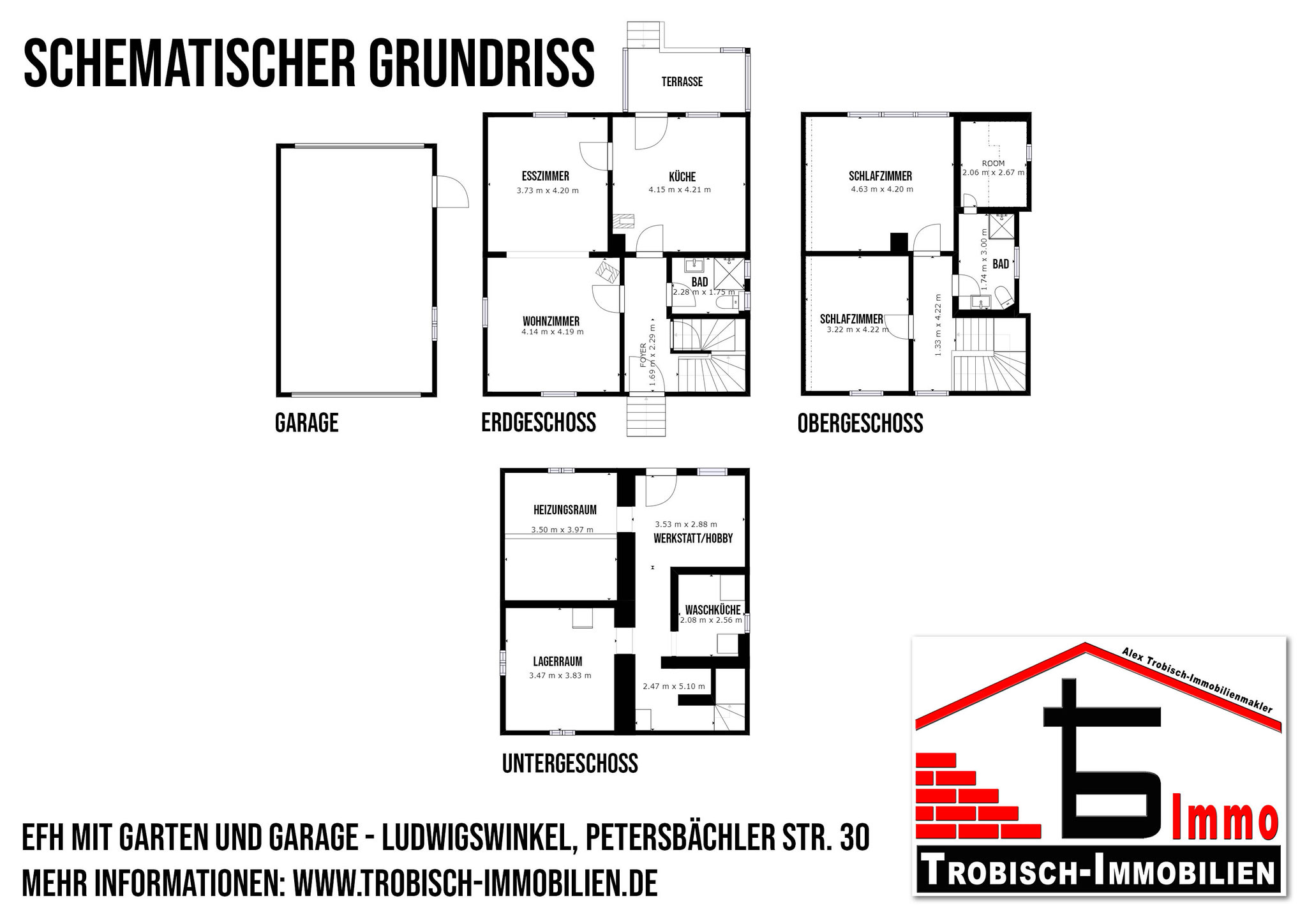 Schematischer Grundriss