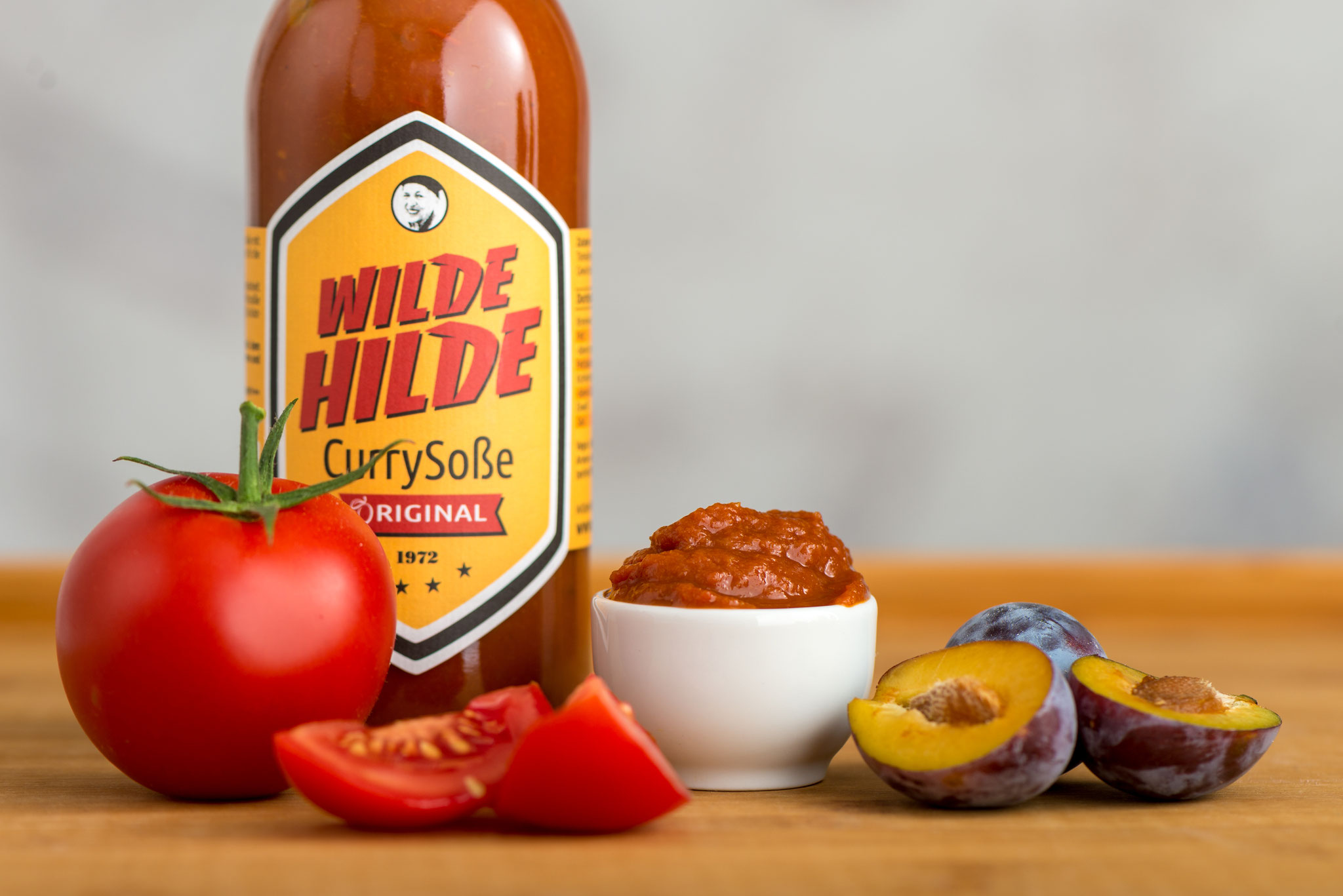 Wilde Hilde Currywurstsoßße, Currywurstsauce, Currywurstsoße, mit Pflaumen, prämiert und ausgezeichnet