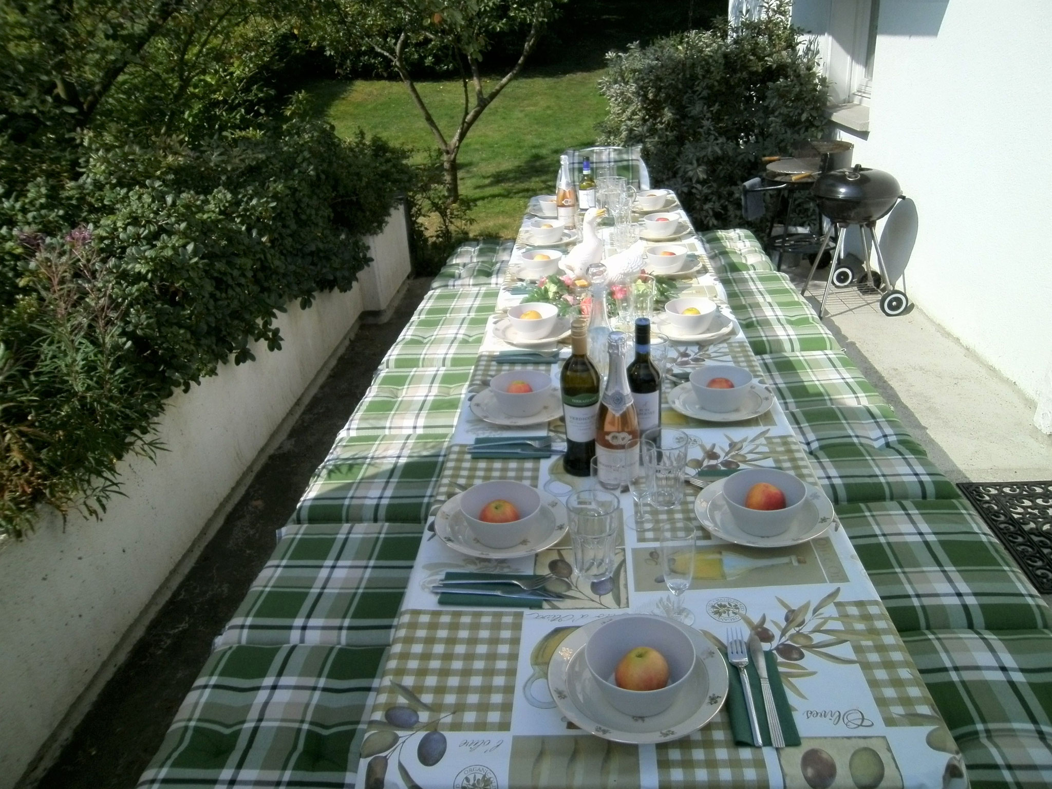 Terrasse für 14 Pers.