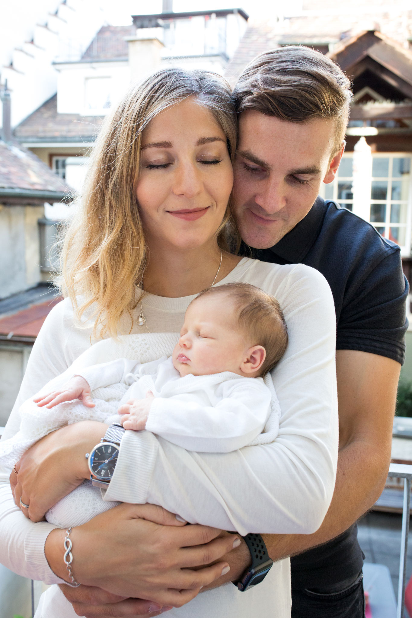 Ungestellte Familien und Babyfotografie