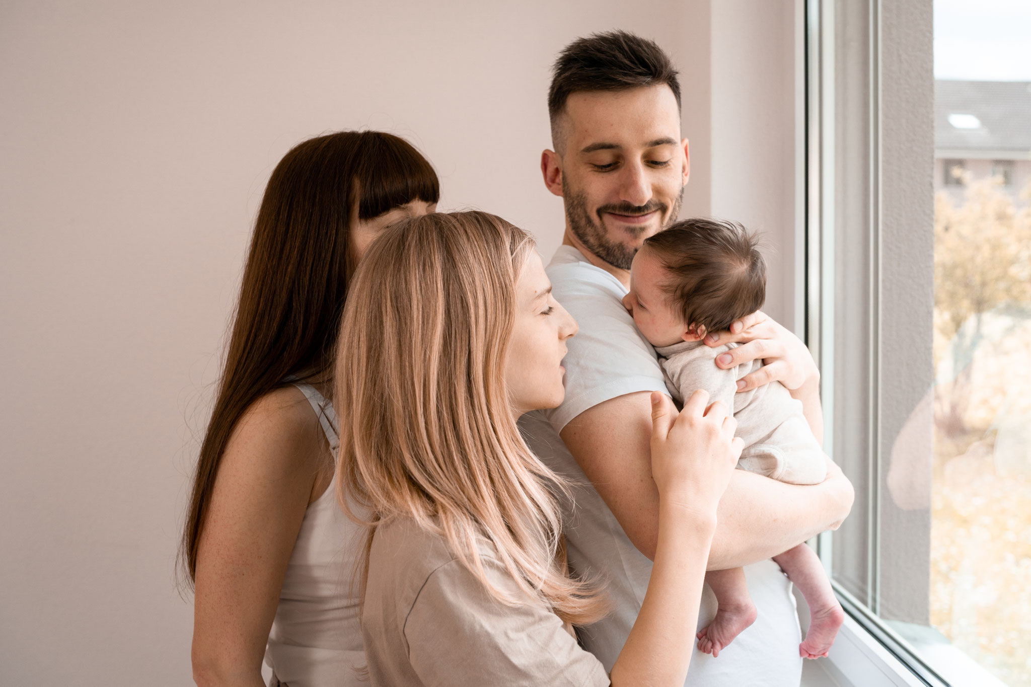 Natürliche Familienfotos