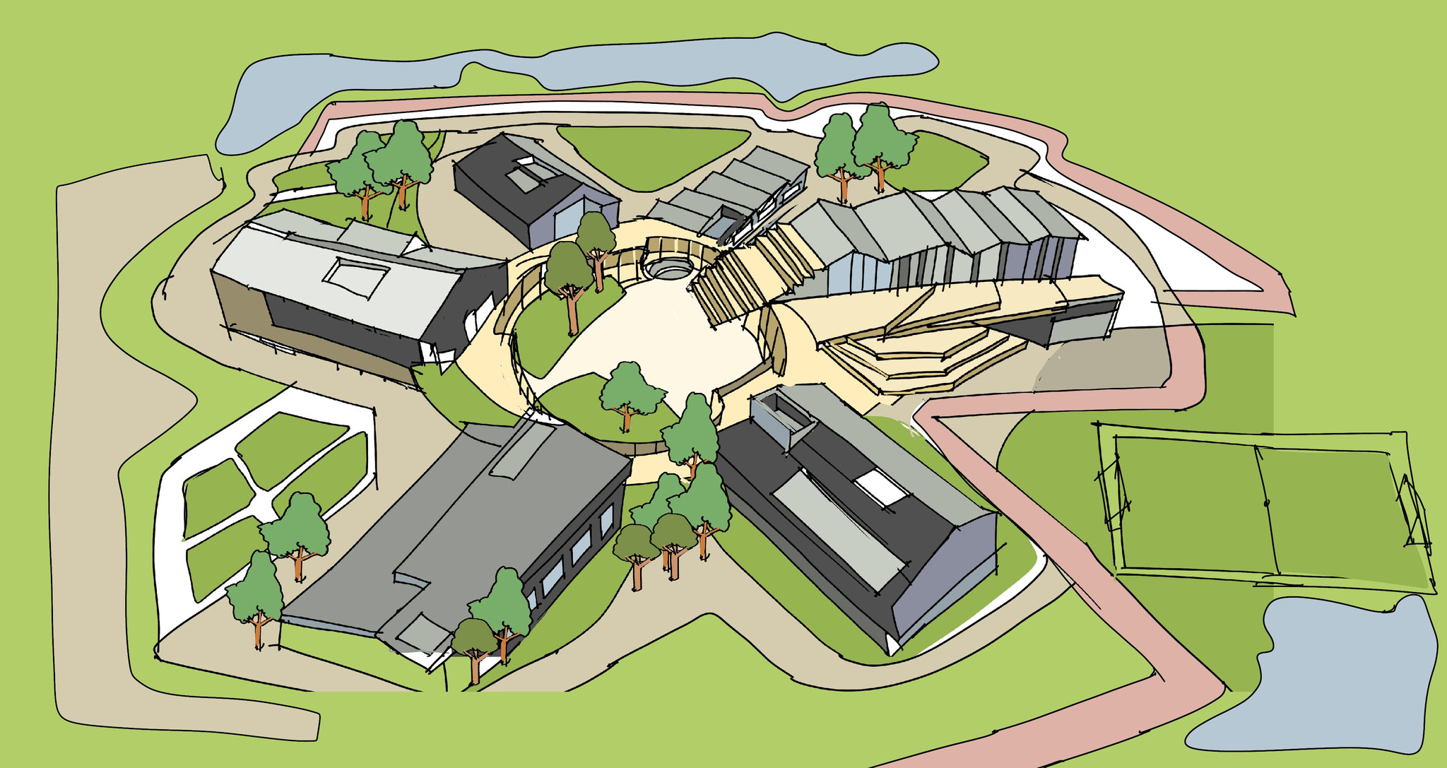 visualisatie rondom bouw Camous Eemsdelta