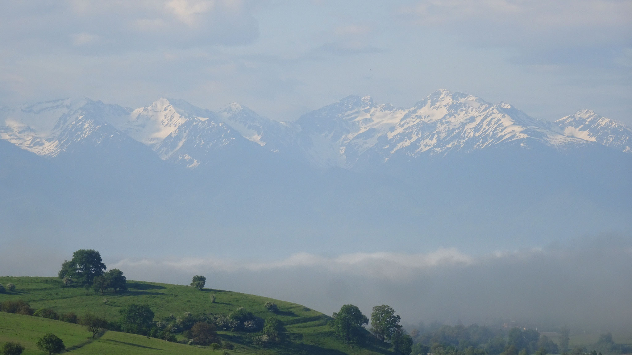 höchste Berge von Rumänien noch im Winterkleid