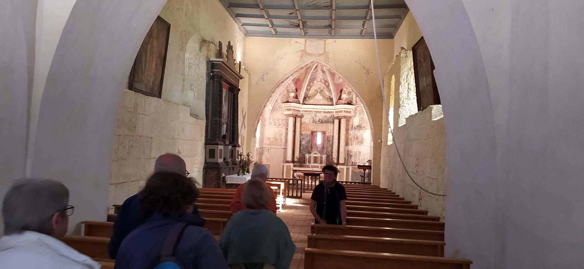 Visite de la chapelle et étude de ses fresques...