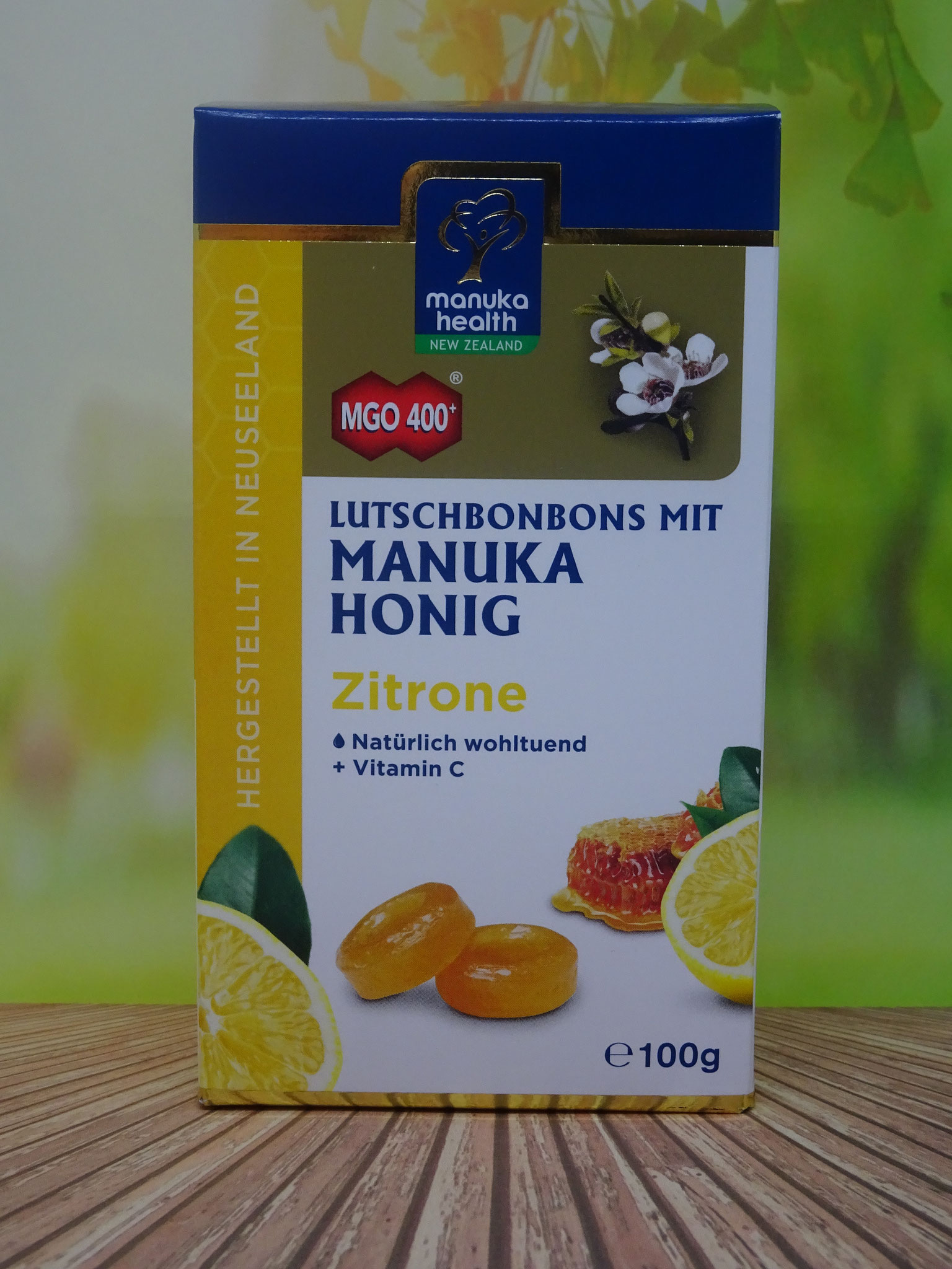 Lutschbonbon Manuka und Zitrone MGO 400 (Manuka Health New Zealand)