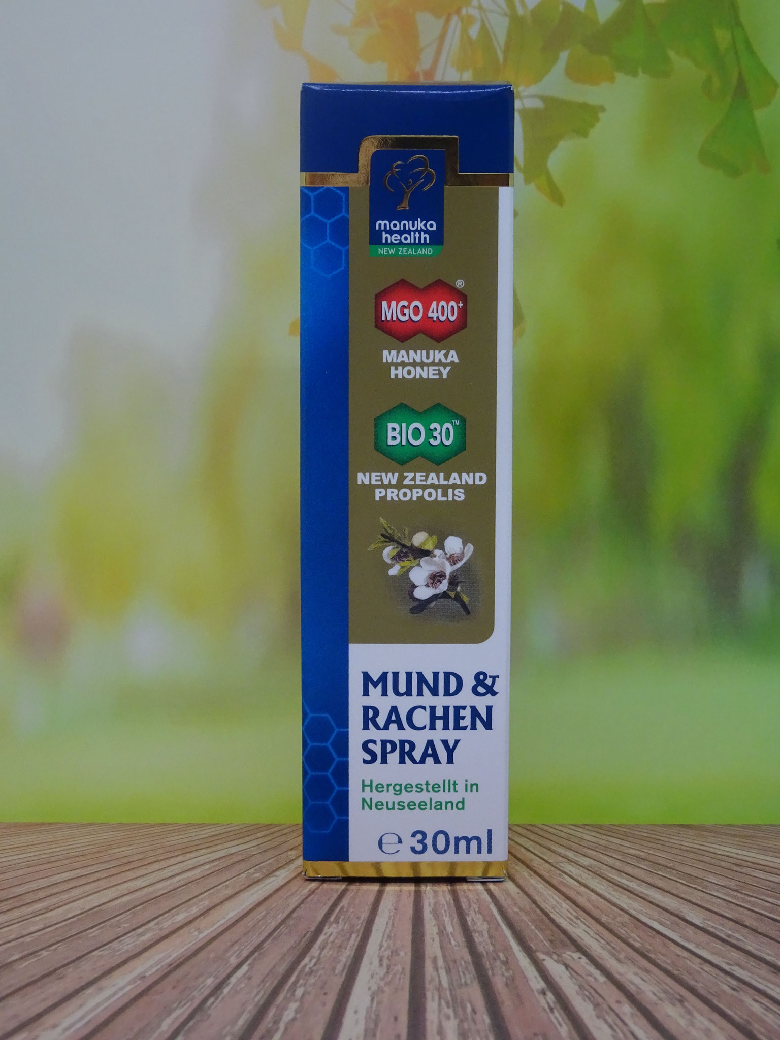 Manuka Honig Mund- und Rachenspray MGO 400 30ml (Manuka Health New Zealand)