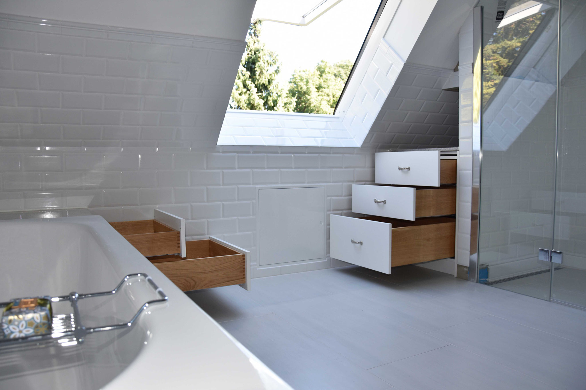 Einbauschränke im Badezimmer, Badezimmerschränke - DER-EINBAUSCHRANK.DE