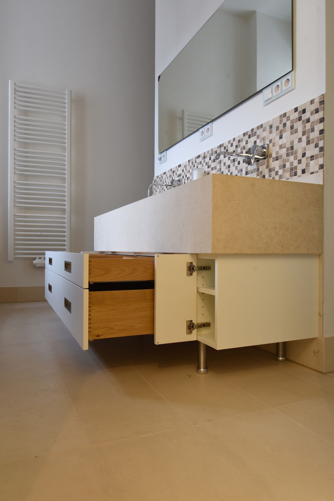 Einbauschränke im Badezimmer, Badezimmerschränke - DER-EINBAUSCHRANK.DE