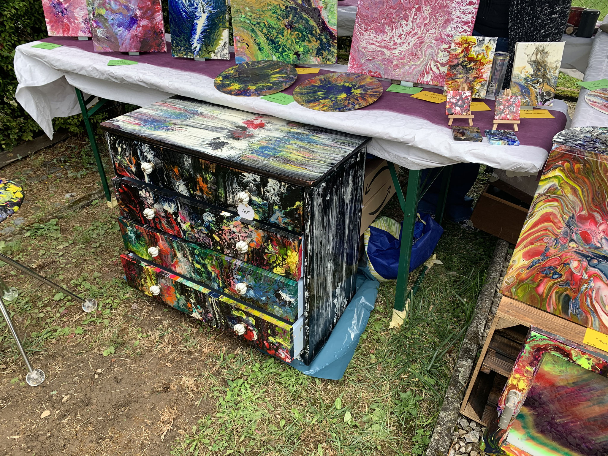 Dorfbelebung Besucheransturm Beim 1 Imnauer Kunsthandwerkermarkt