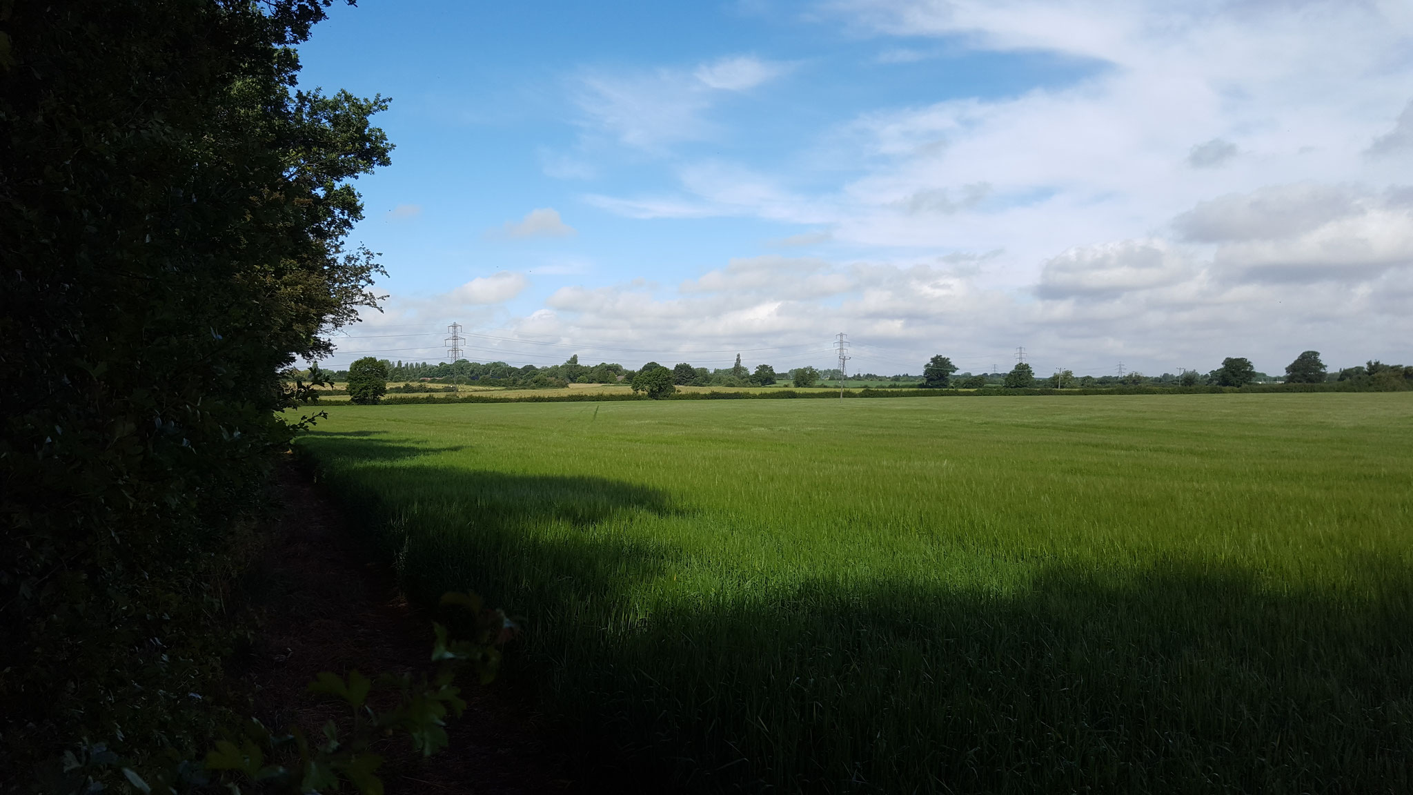 Looking north west towards Kidlington