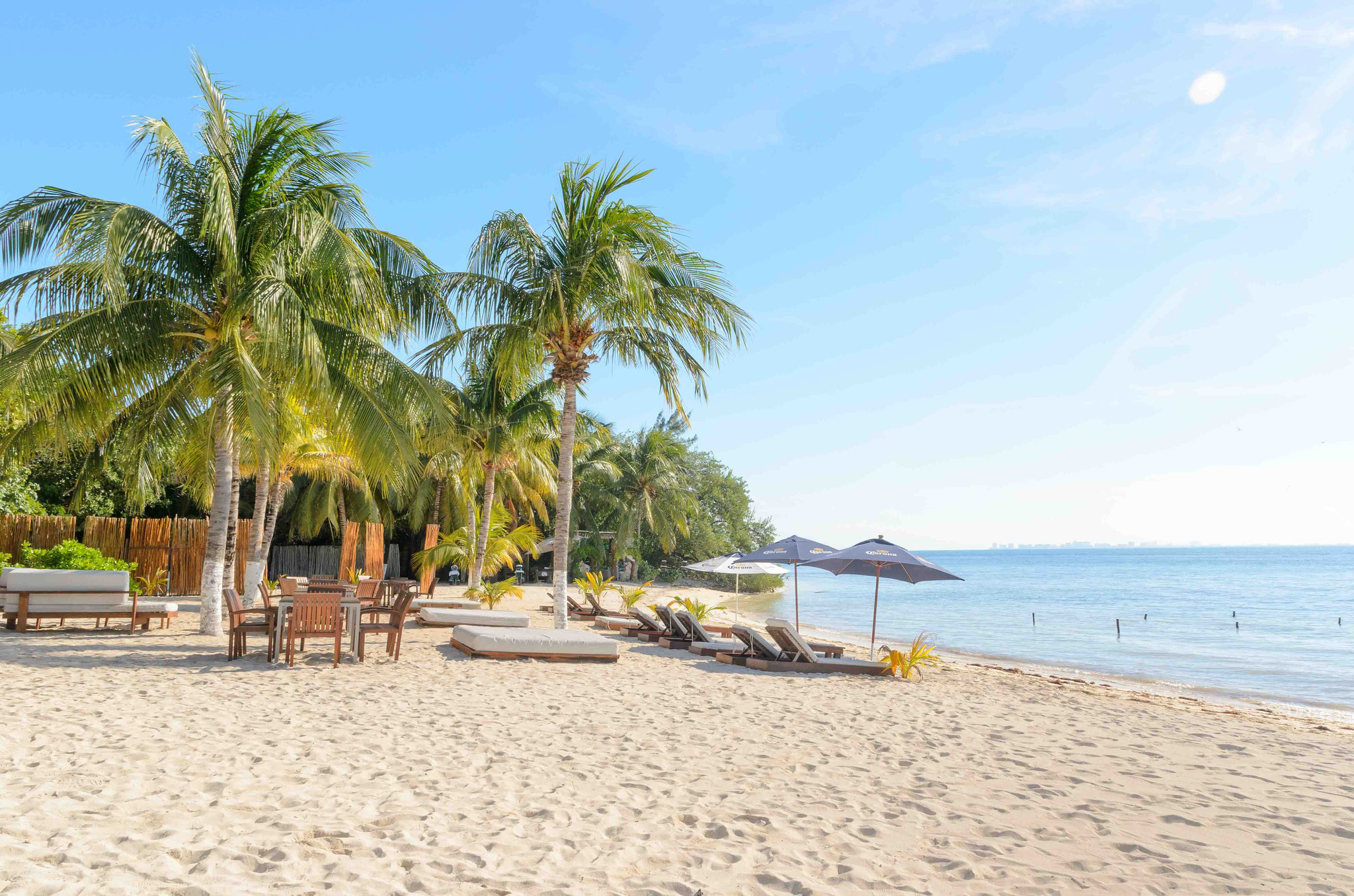 Der für uns schönste Strandabschnitt der Isla Mujeres