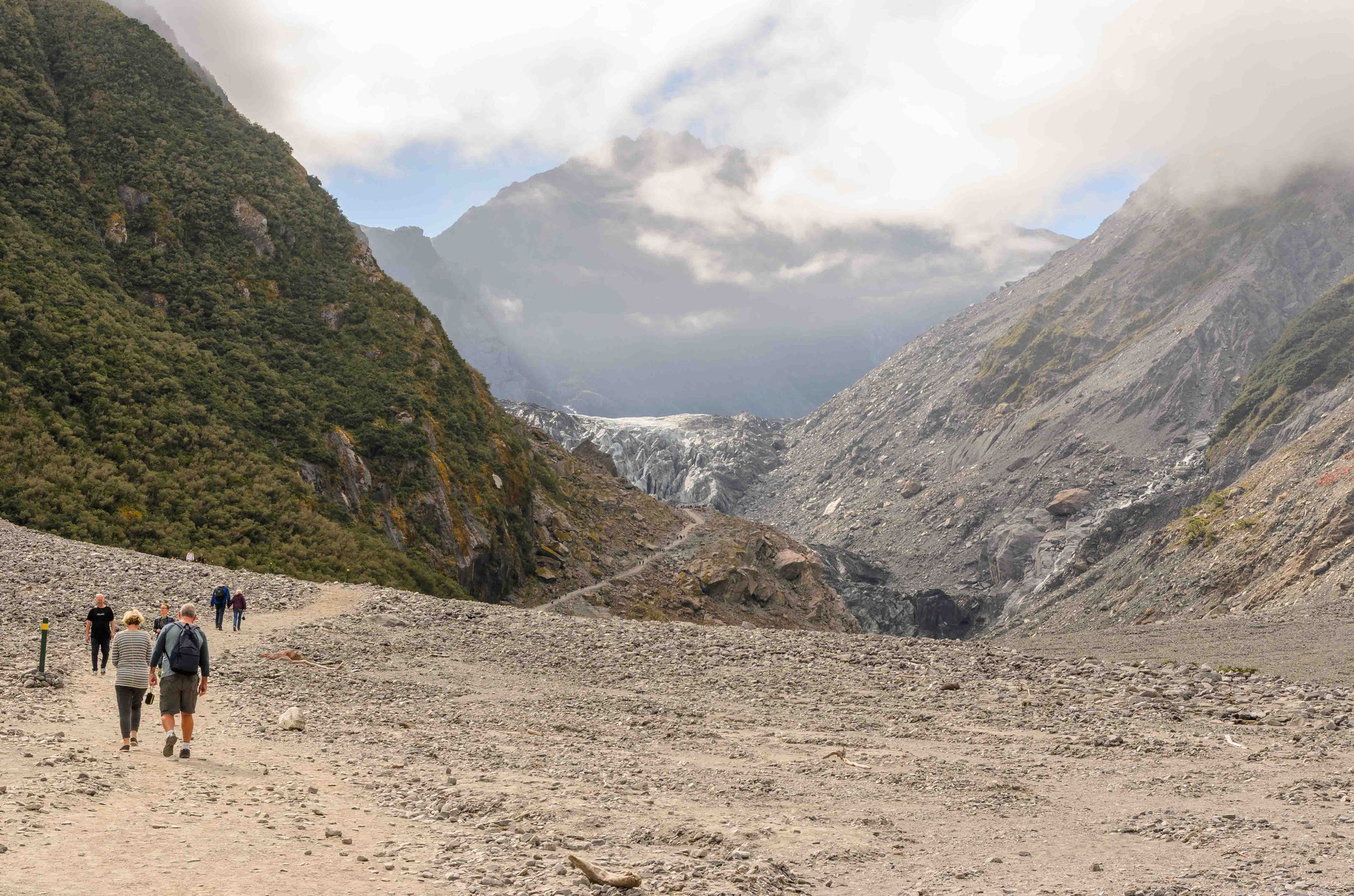 Der Weg zum Fox-Gletscher