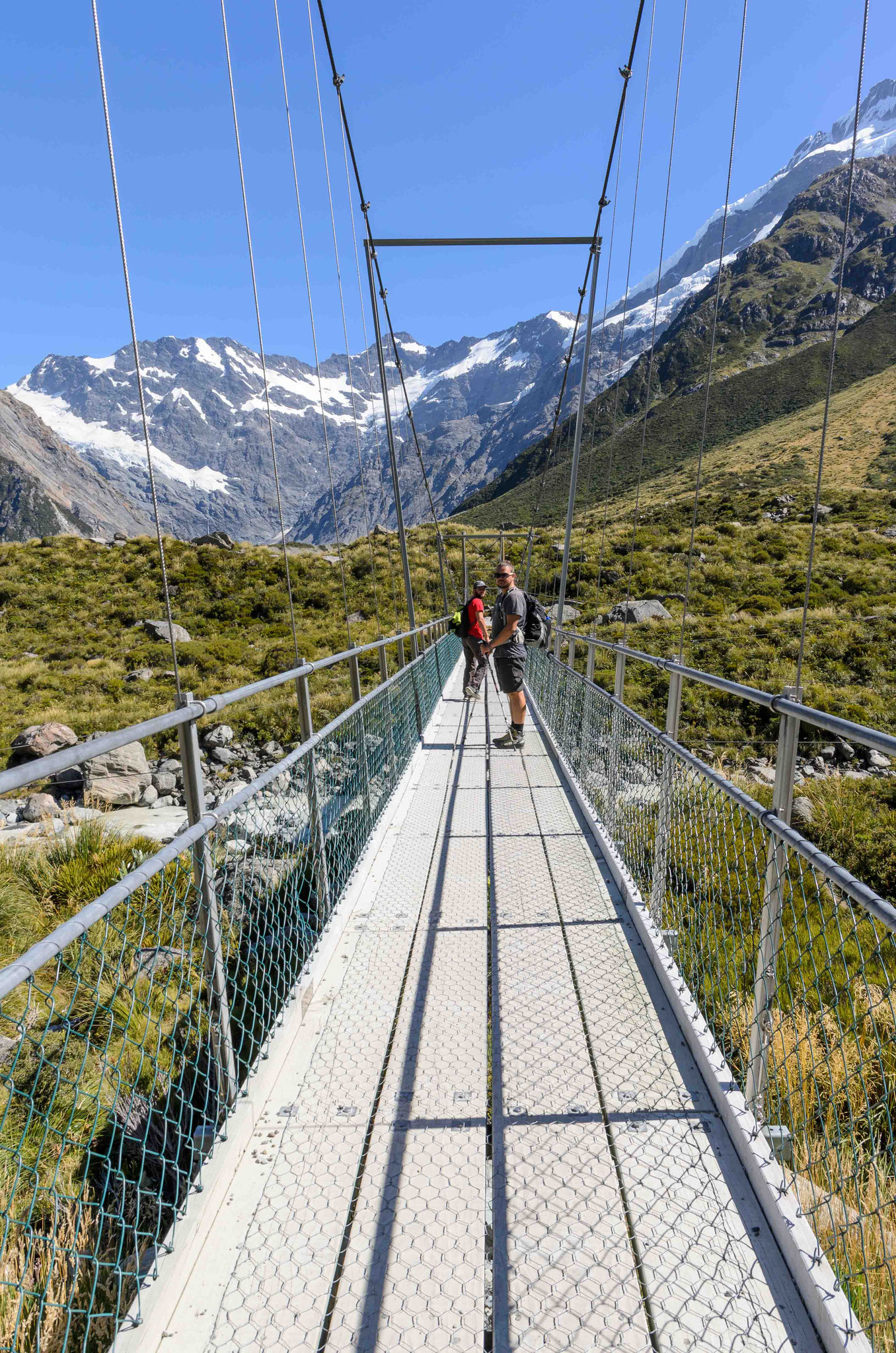 Weg zum Mount Cook