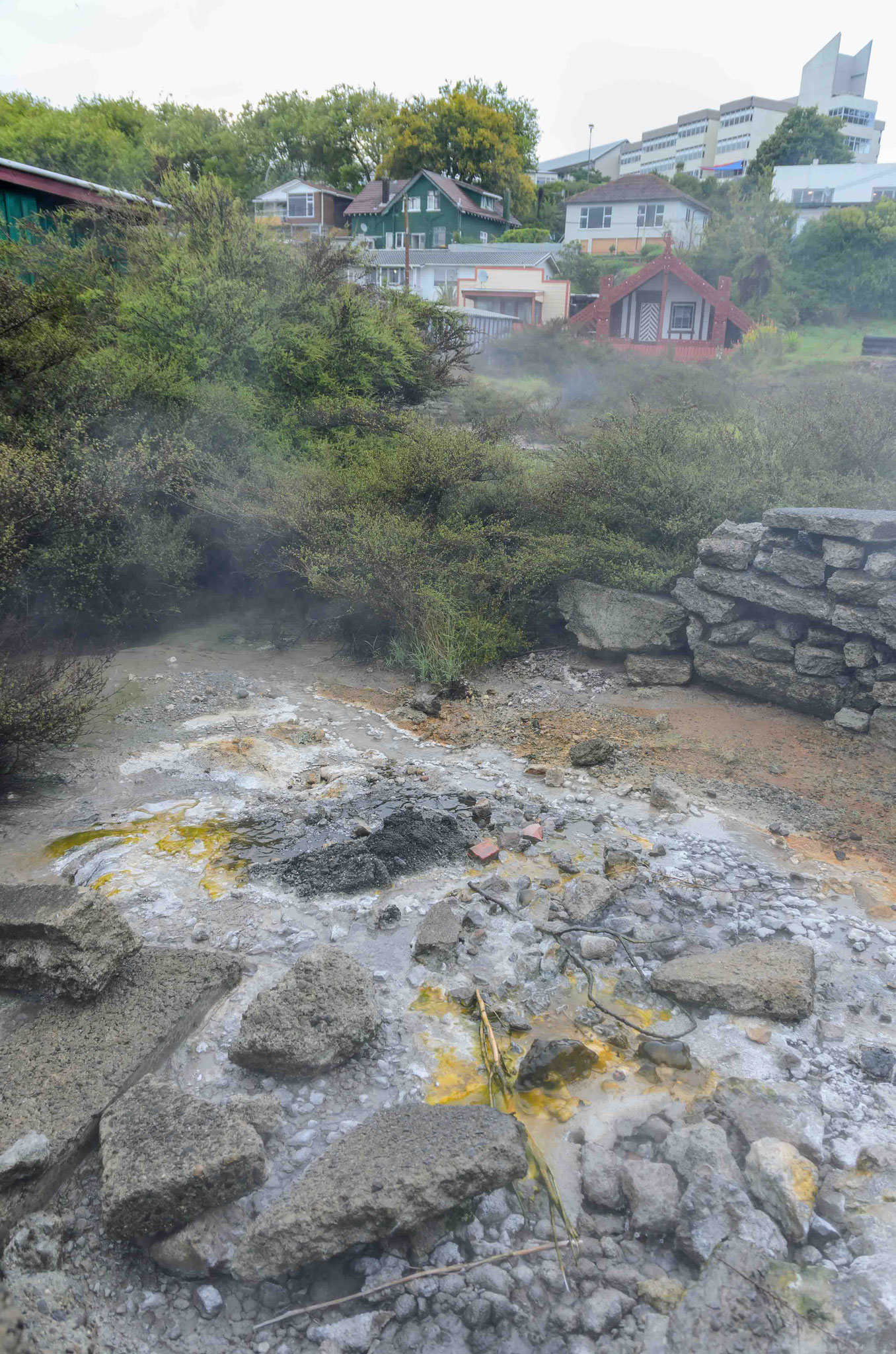 Das Wasser ist kochend heiß