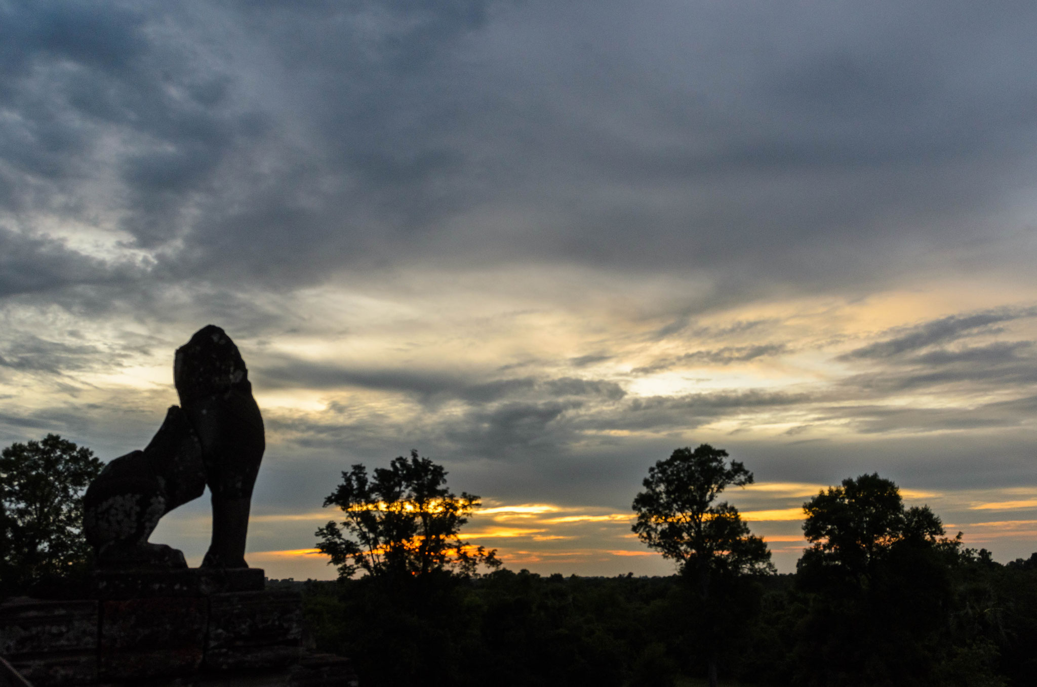 Sonnenuntergang am Tempel "Pre Rup"