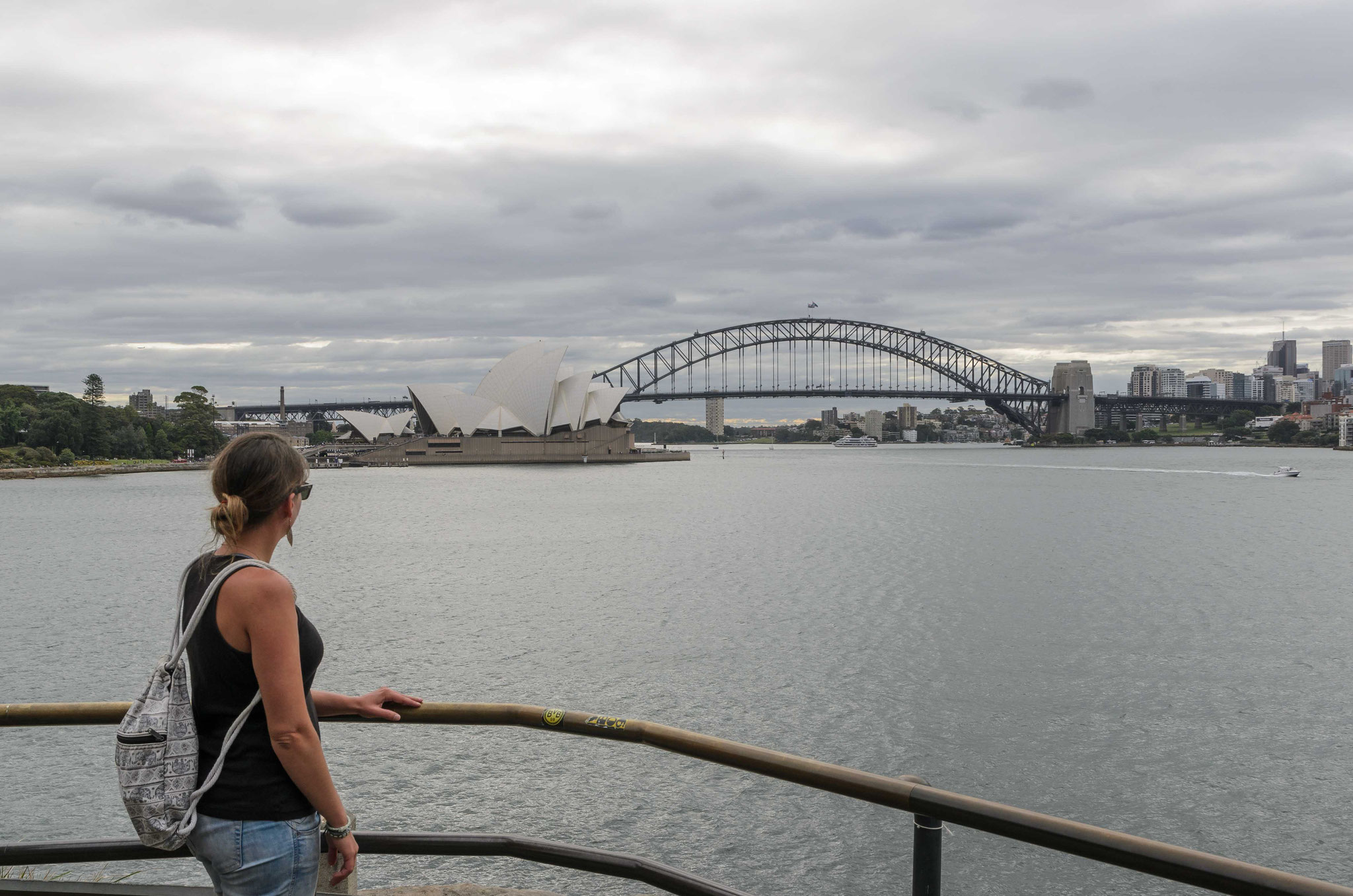 ...an meinem Geburtstag Blick auf die Harbour Bridge