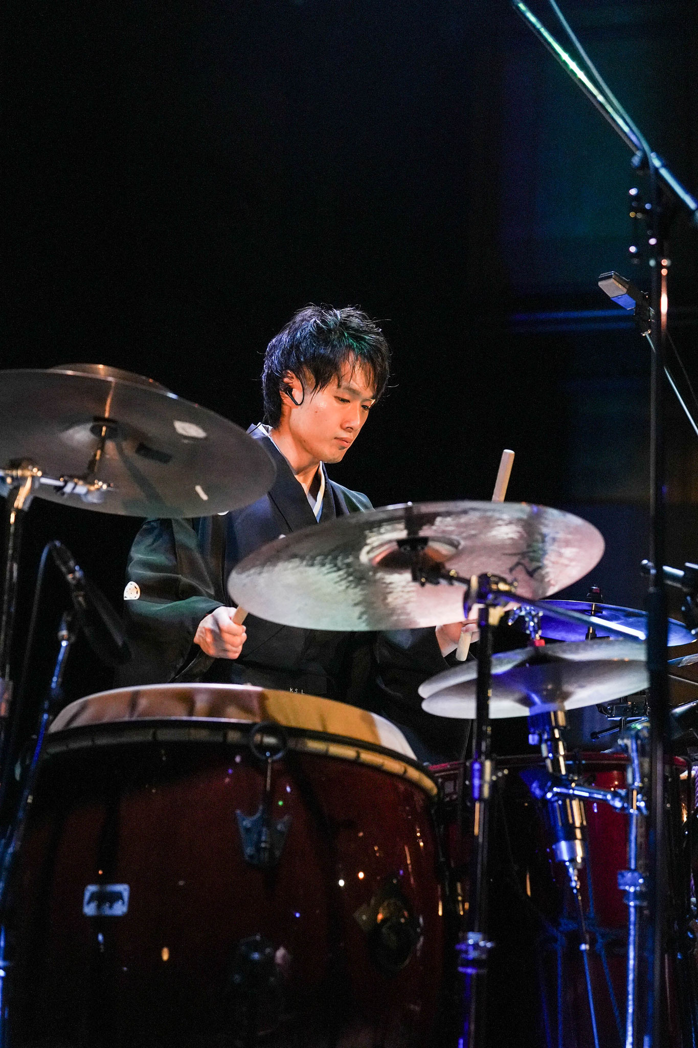 和太鼓奏者田村幸崇和太鼓セット打ち