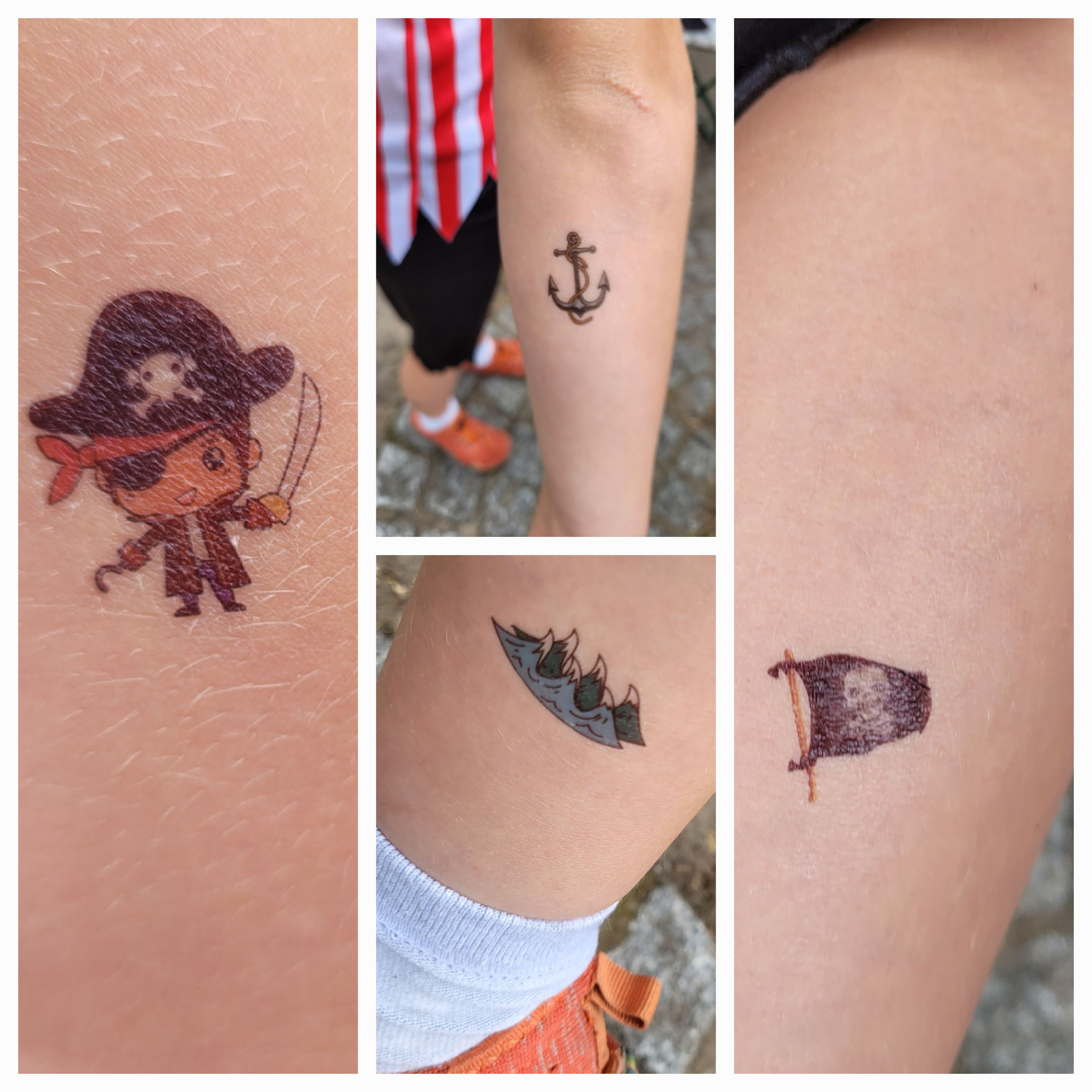 ... für echte Piraten gibt es Tattoos ...