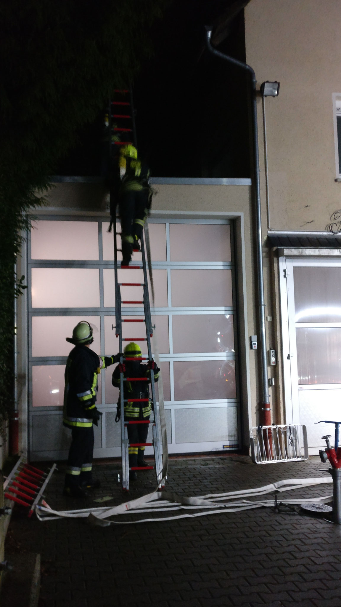Übung im Gerätehaus
