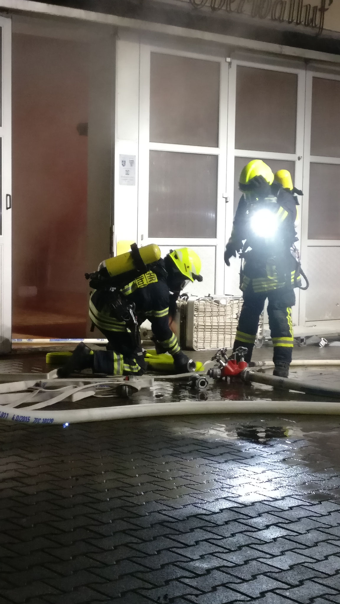 Übung im Gerätehaus