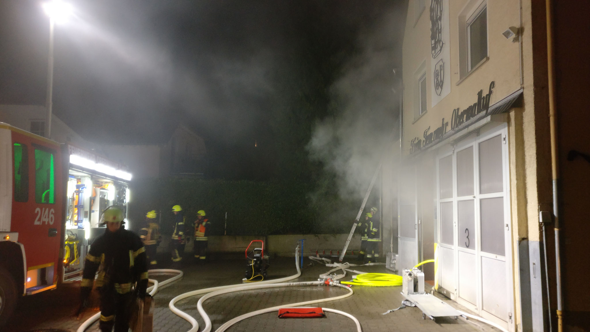 Übung im Gerätehaus