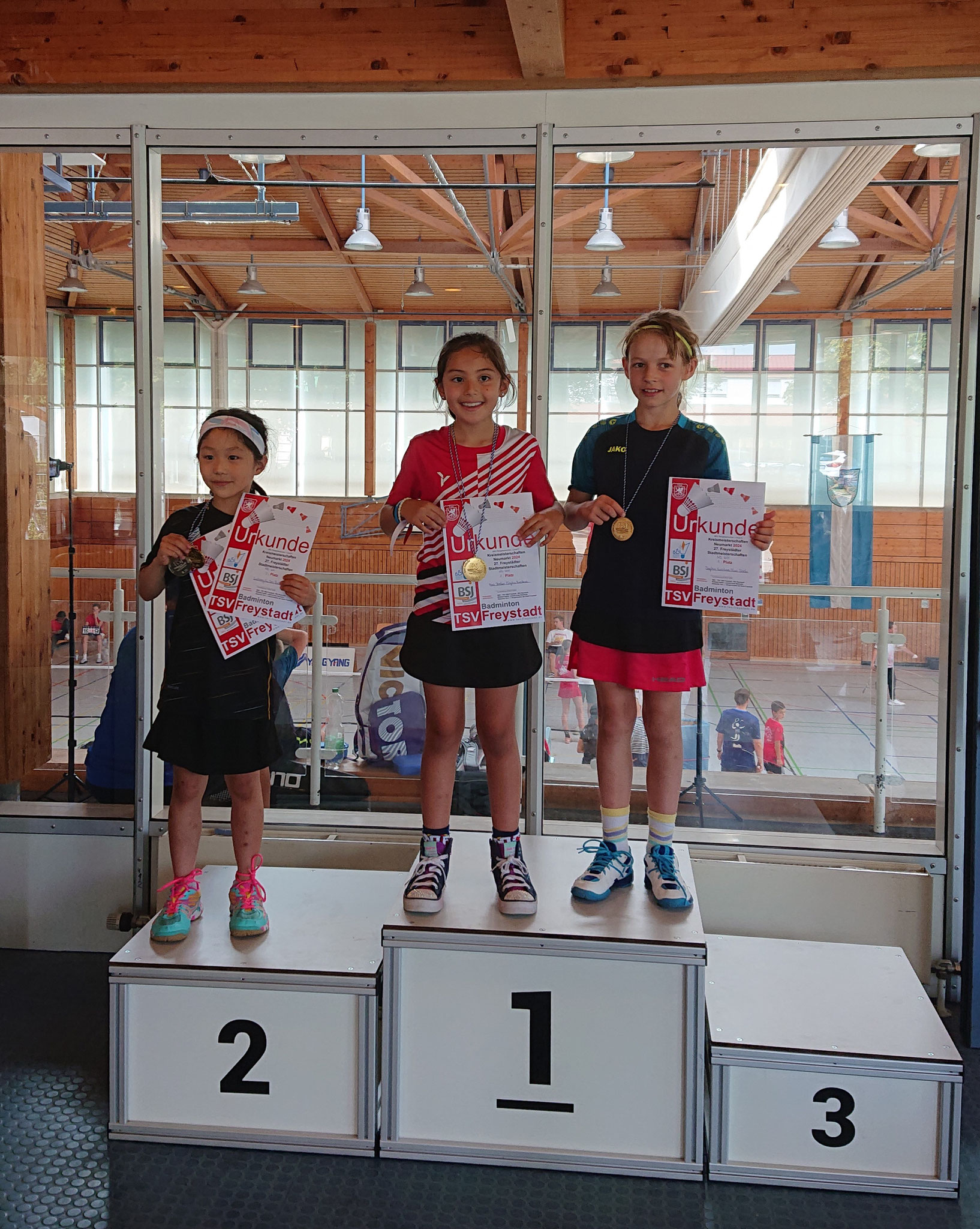 1. Platz im Doppel U11