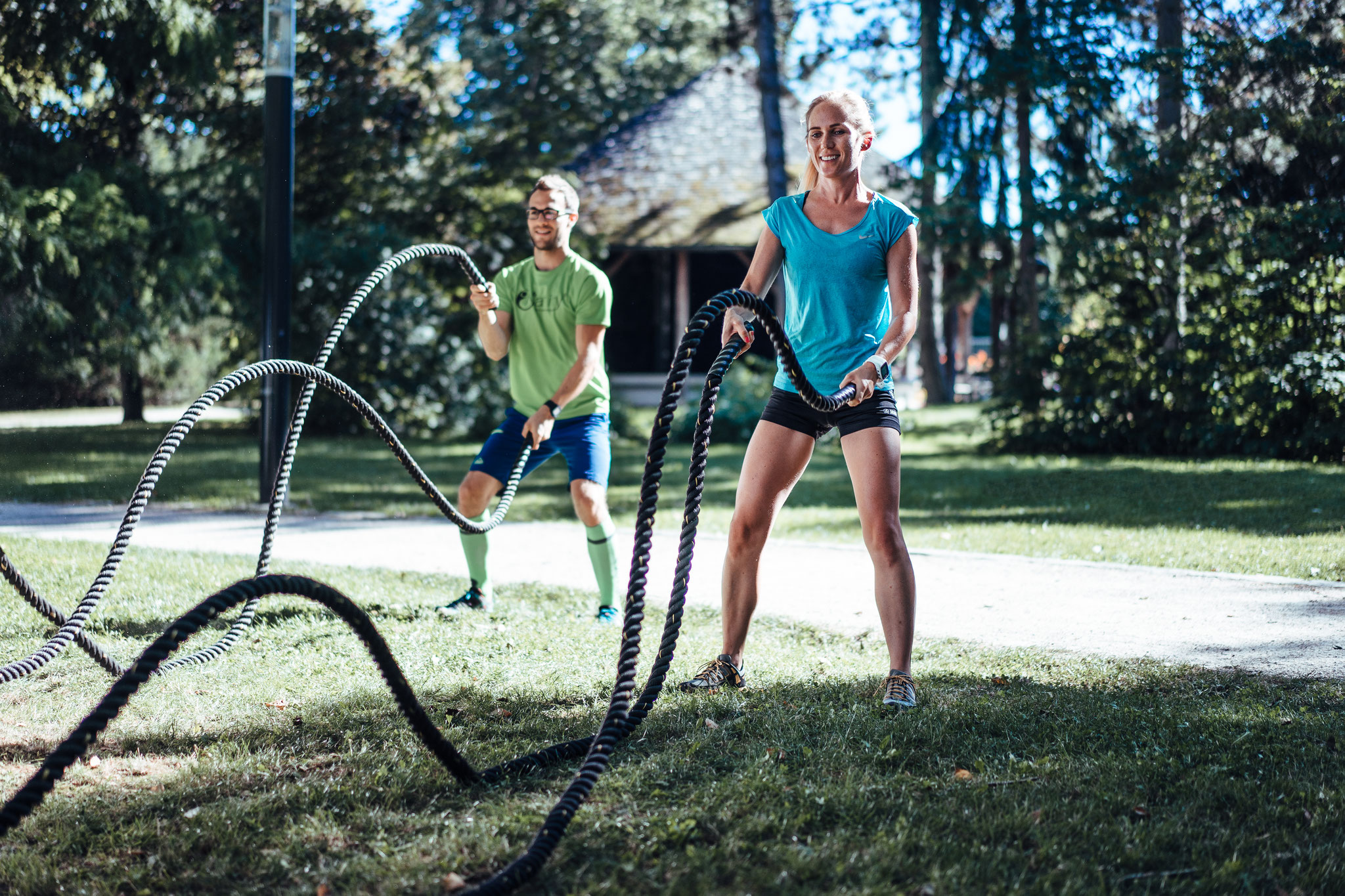 Training mit den Battle-Ropes - Natify