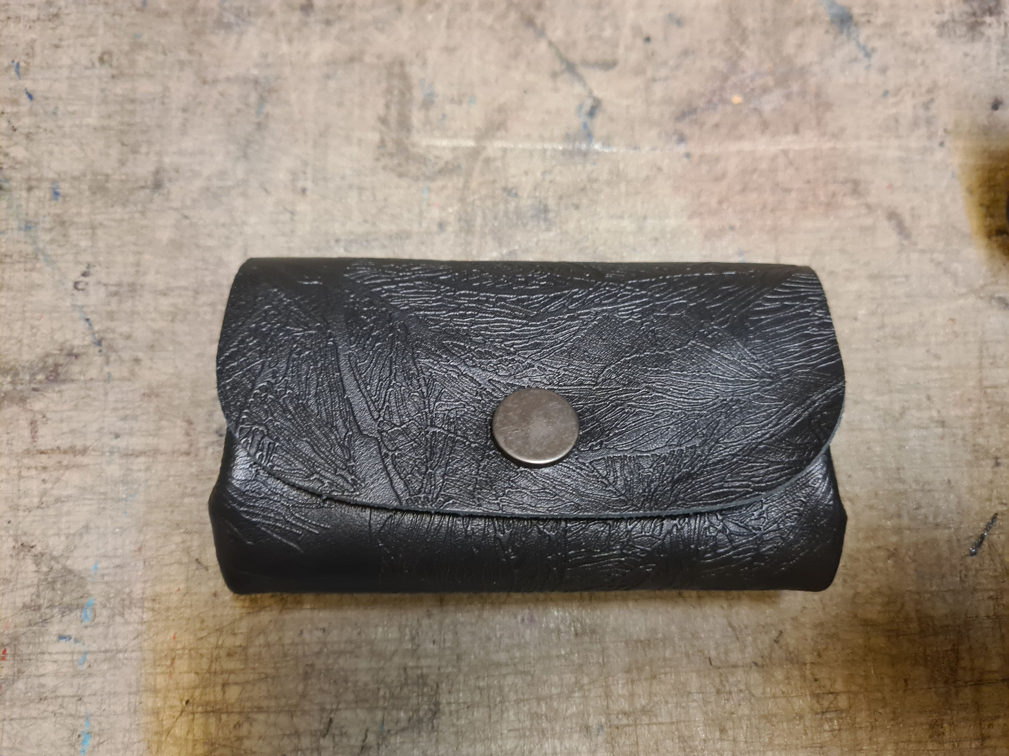 Noir veinure de feuille